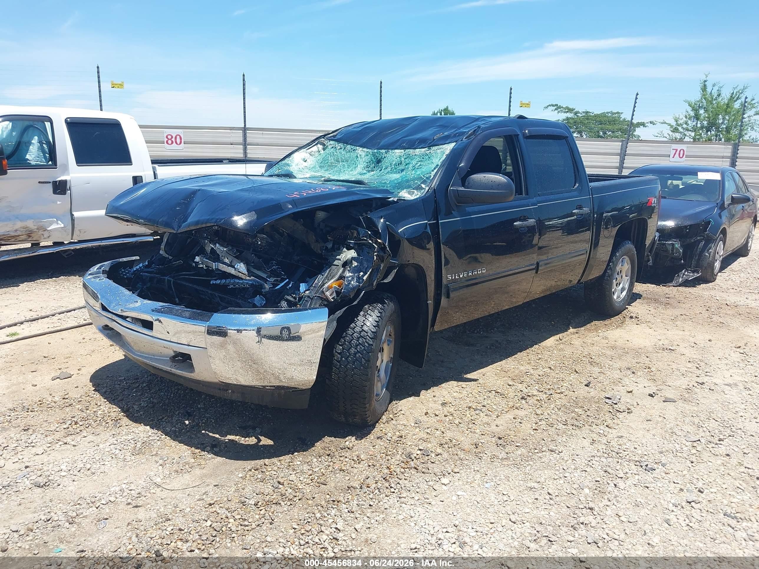 2013 Chevrolet Silverado 1500 Lt Black vin: 3GCPKSE75DG324220