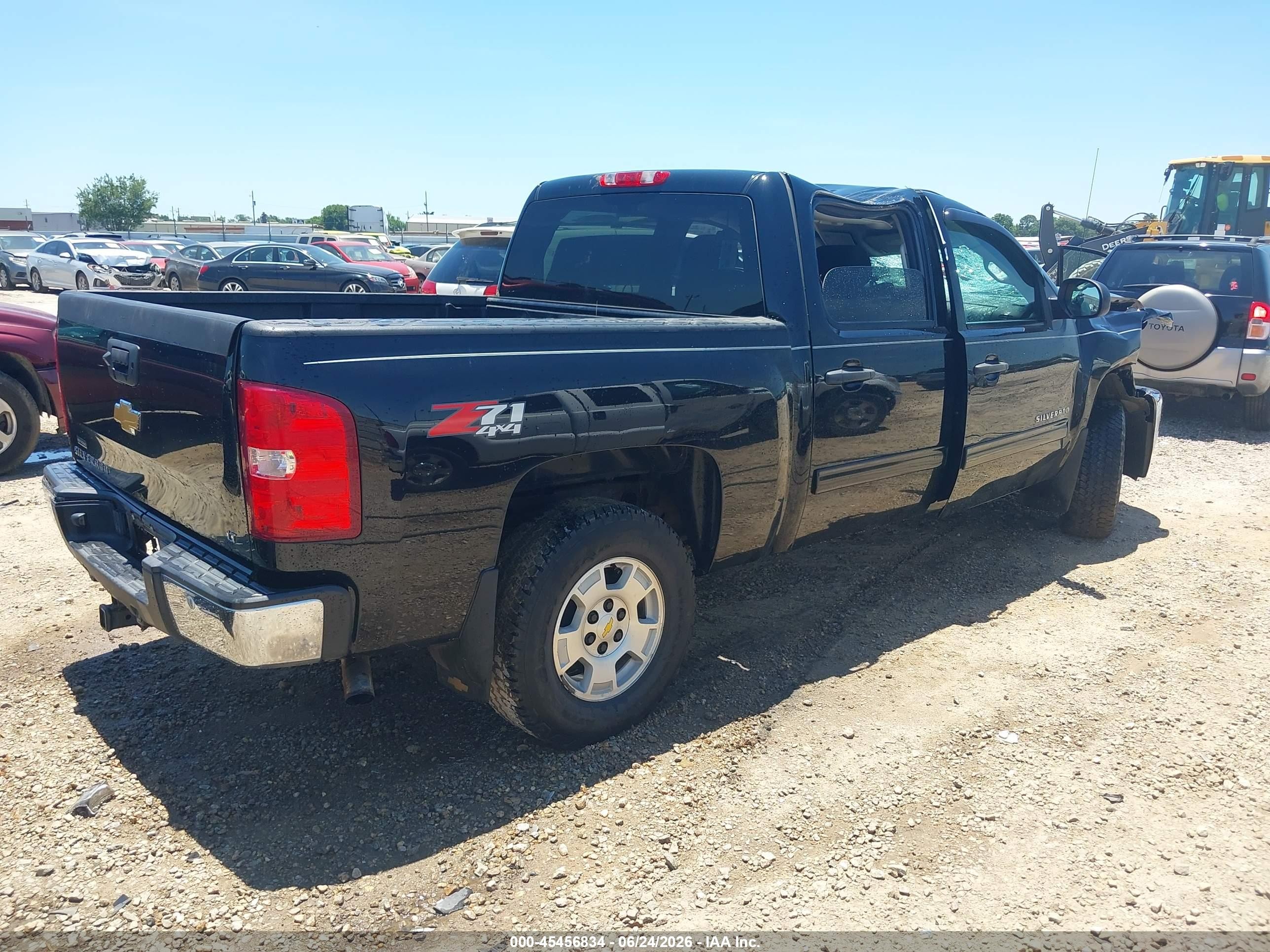 2013 Chevrolet Silverado 1500 Lt Black vin: 3GCPKSE75DG324220