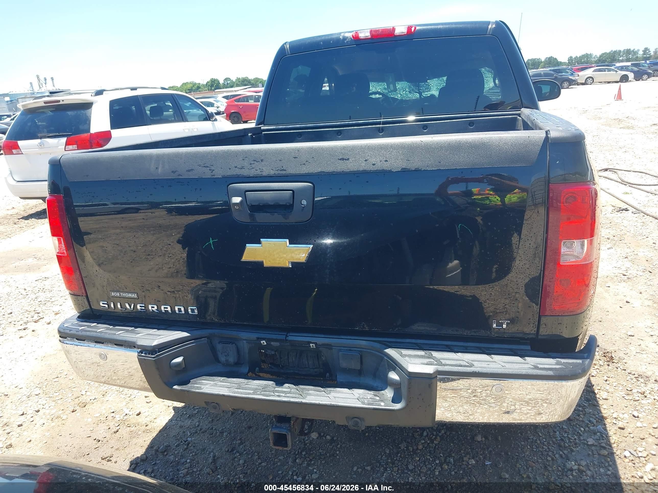 2013 Chevrolet Silverado 1500 Lt Black vin: 3GCPKSE75DG324220