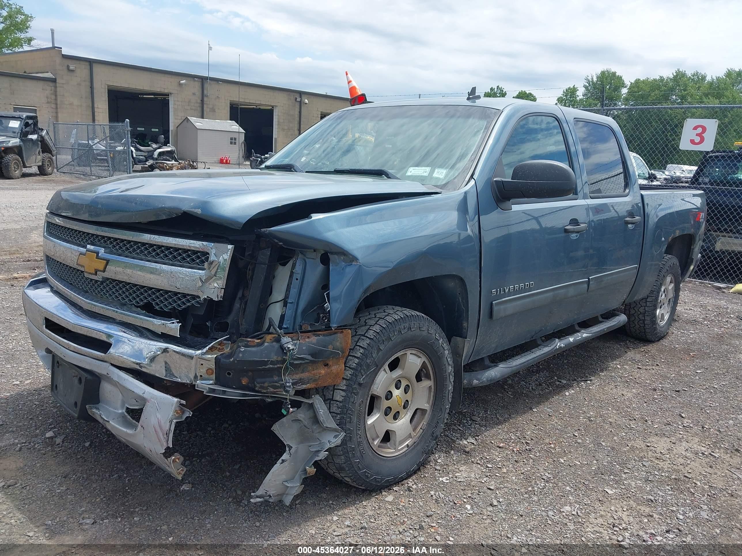 2013 Chevrolet Silverado 1500 Lt Light Blue vin: 3GCPKSE75DG378827