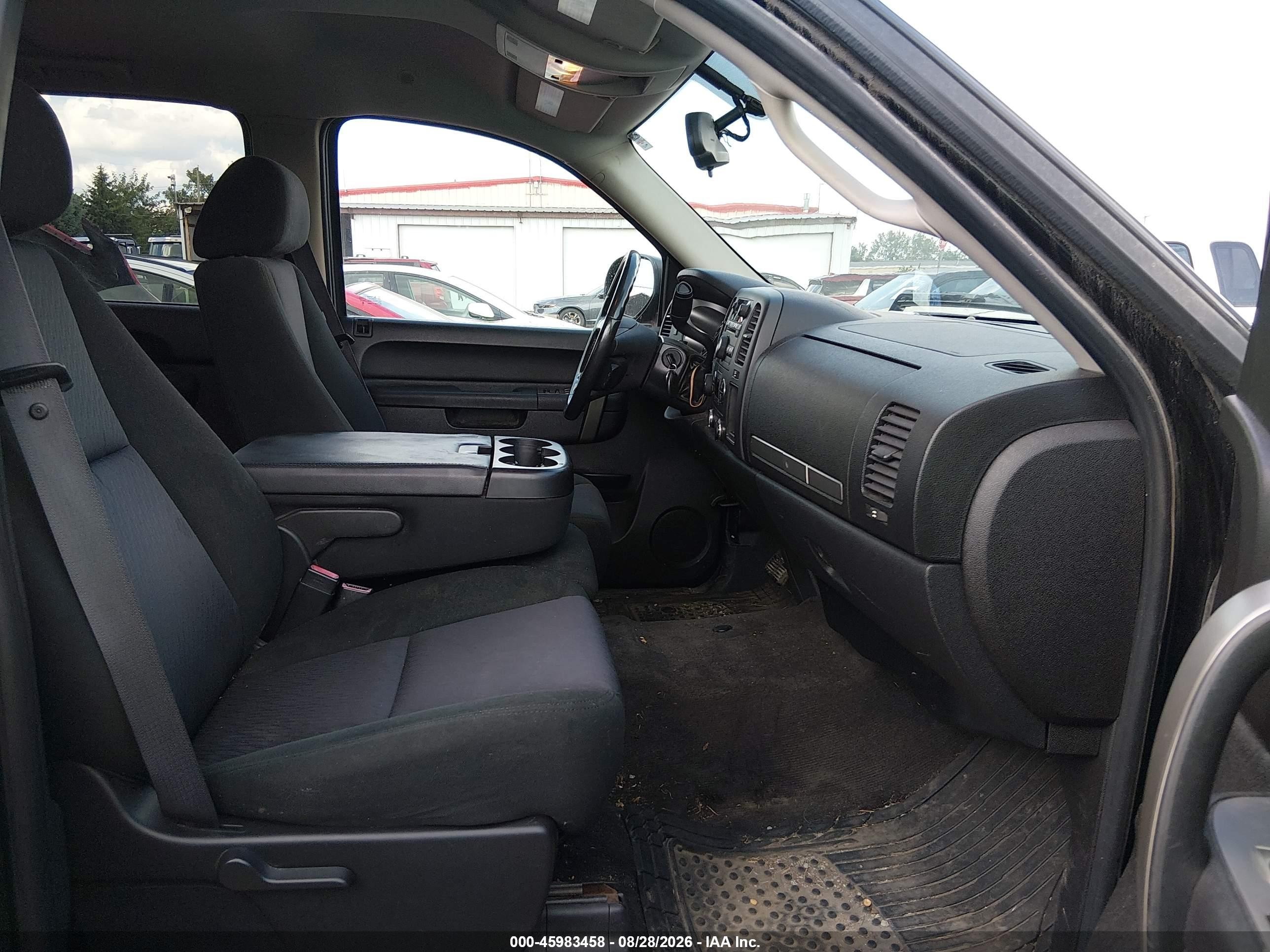 2012 Chevrolet Silverado 1500 Lt Black vin: 3GCPKSE76CG102574
