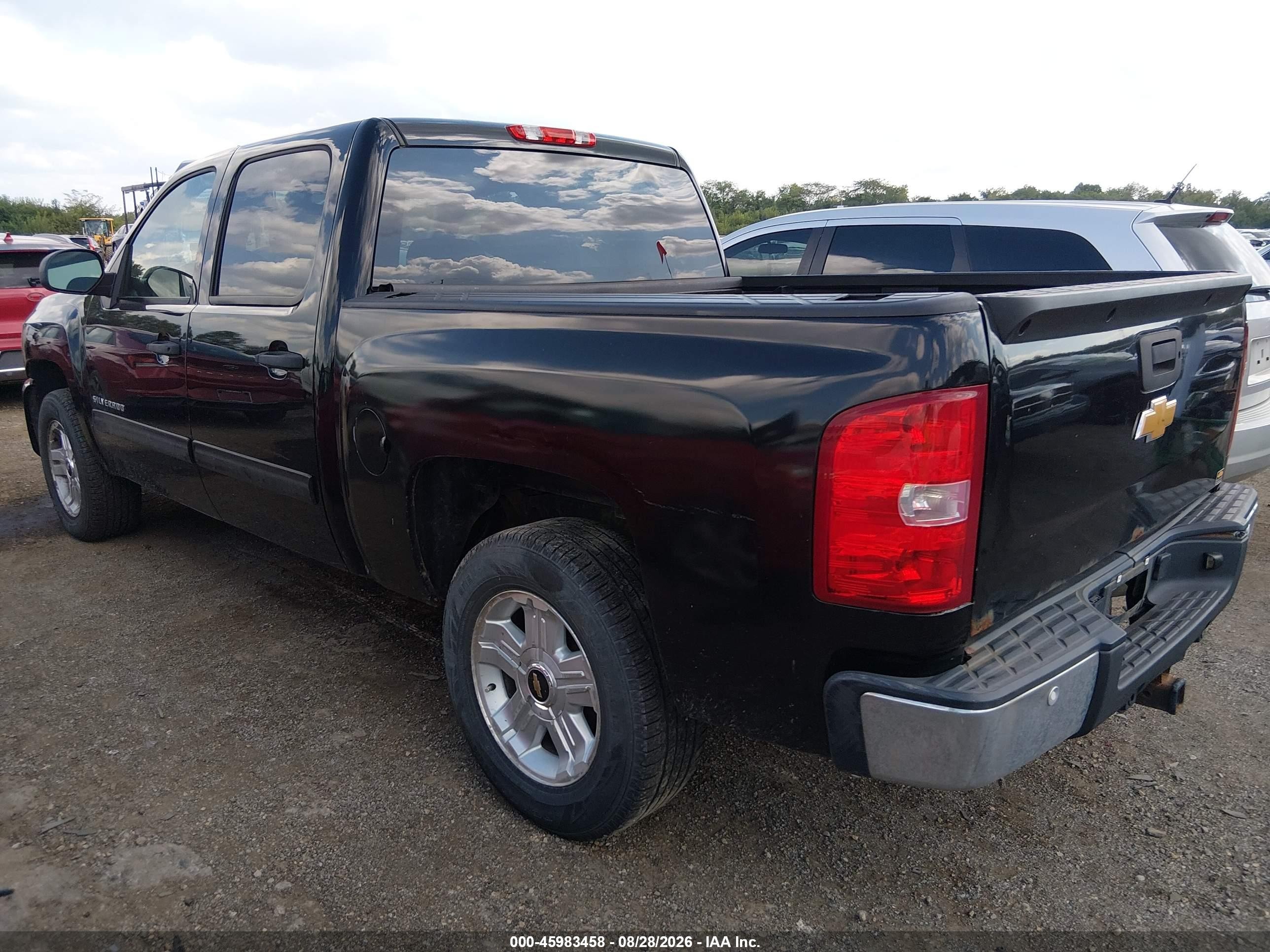 2012 Chevrolet Silverado 1500 Lt Black vin: 3GCPKSE76CG102574
