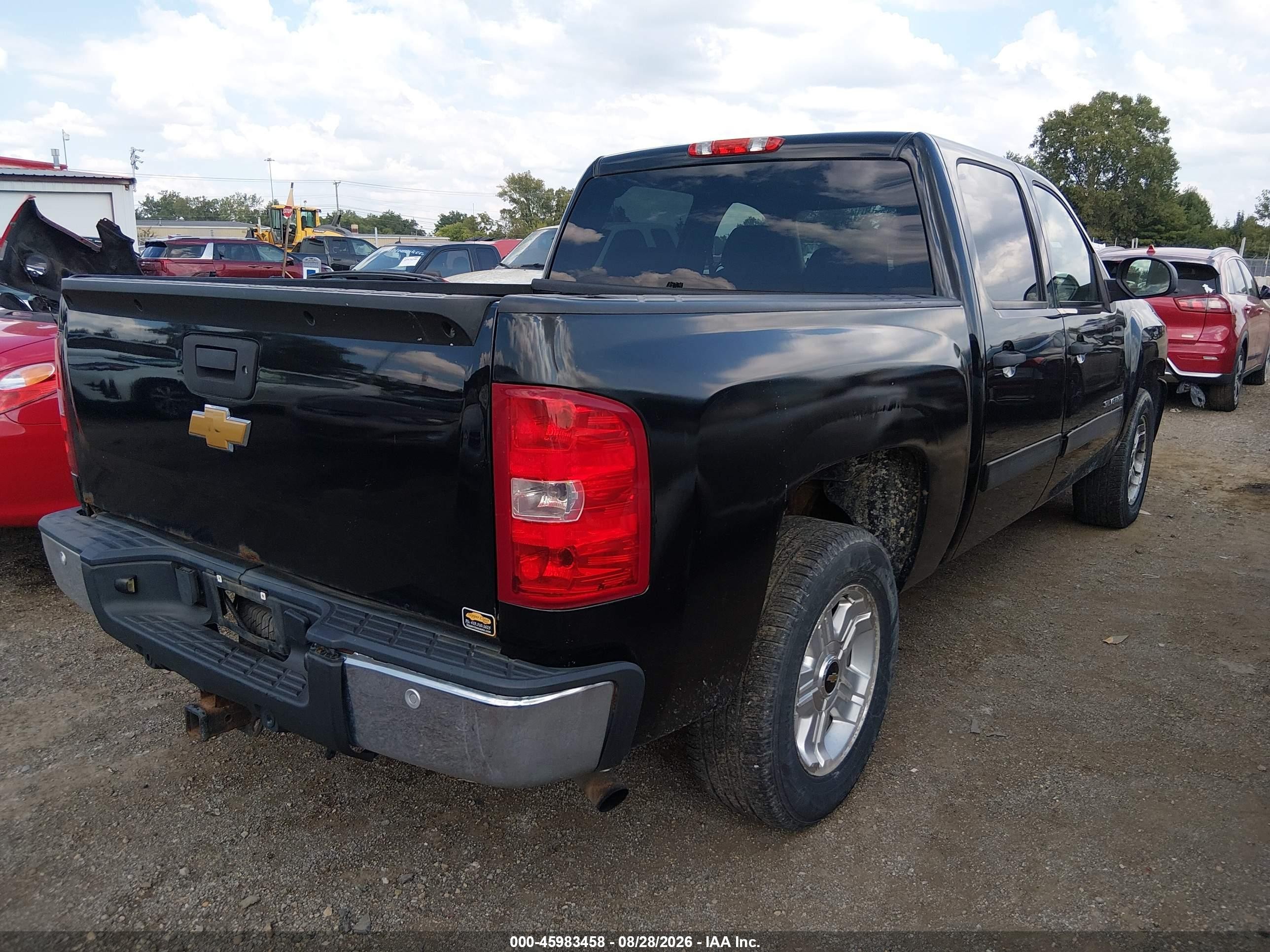2012 Chevrolet Silverado 1500 Lt Black vin: 3GCPKSE76CG102574