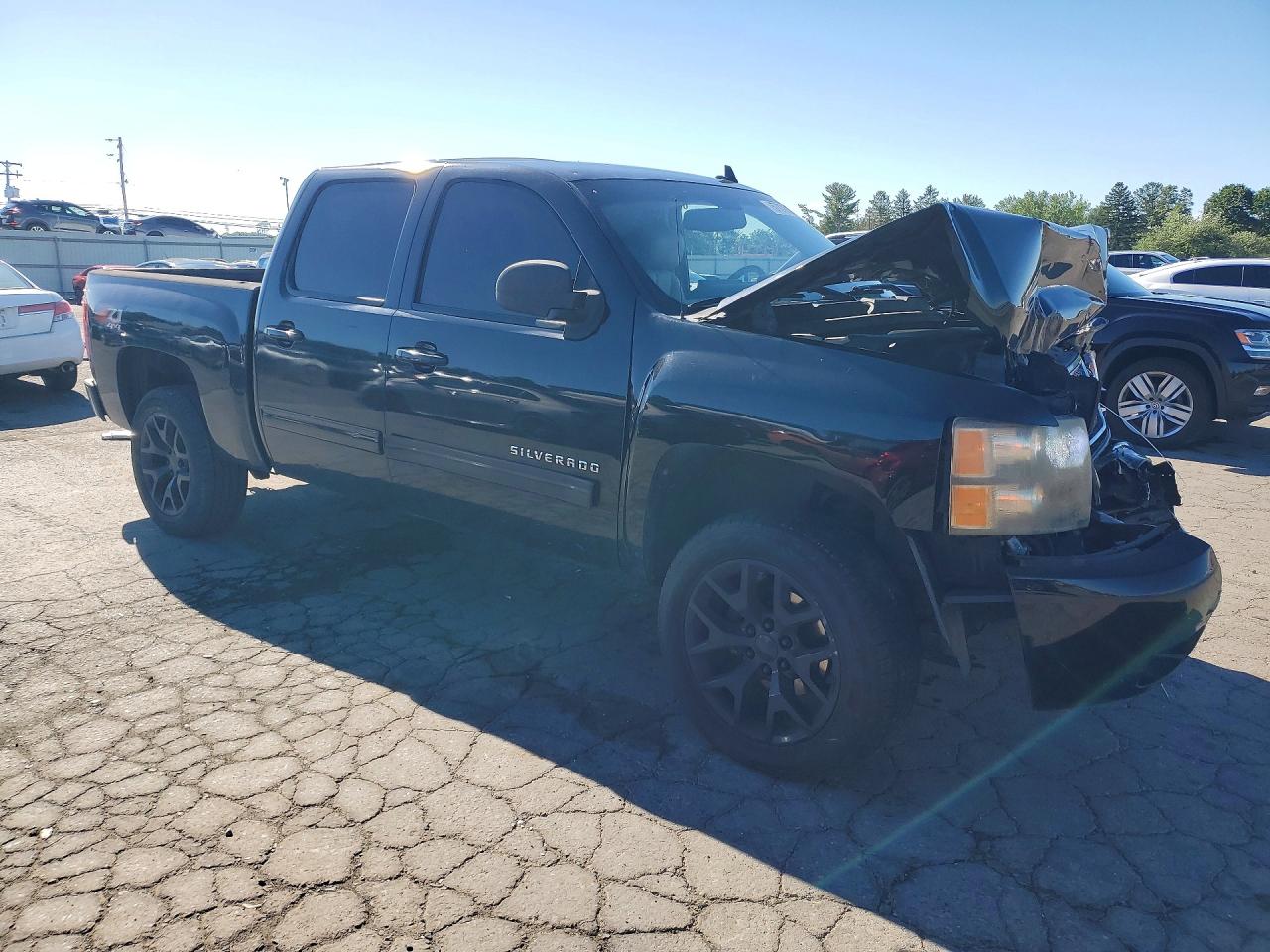 2012 Chevrolet Silverado K1500 Lt Черный vin: 3GCPKSE76CG104101