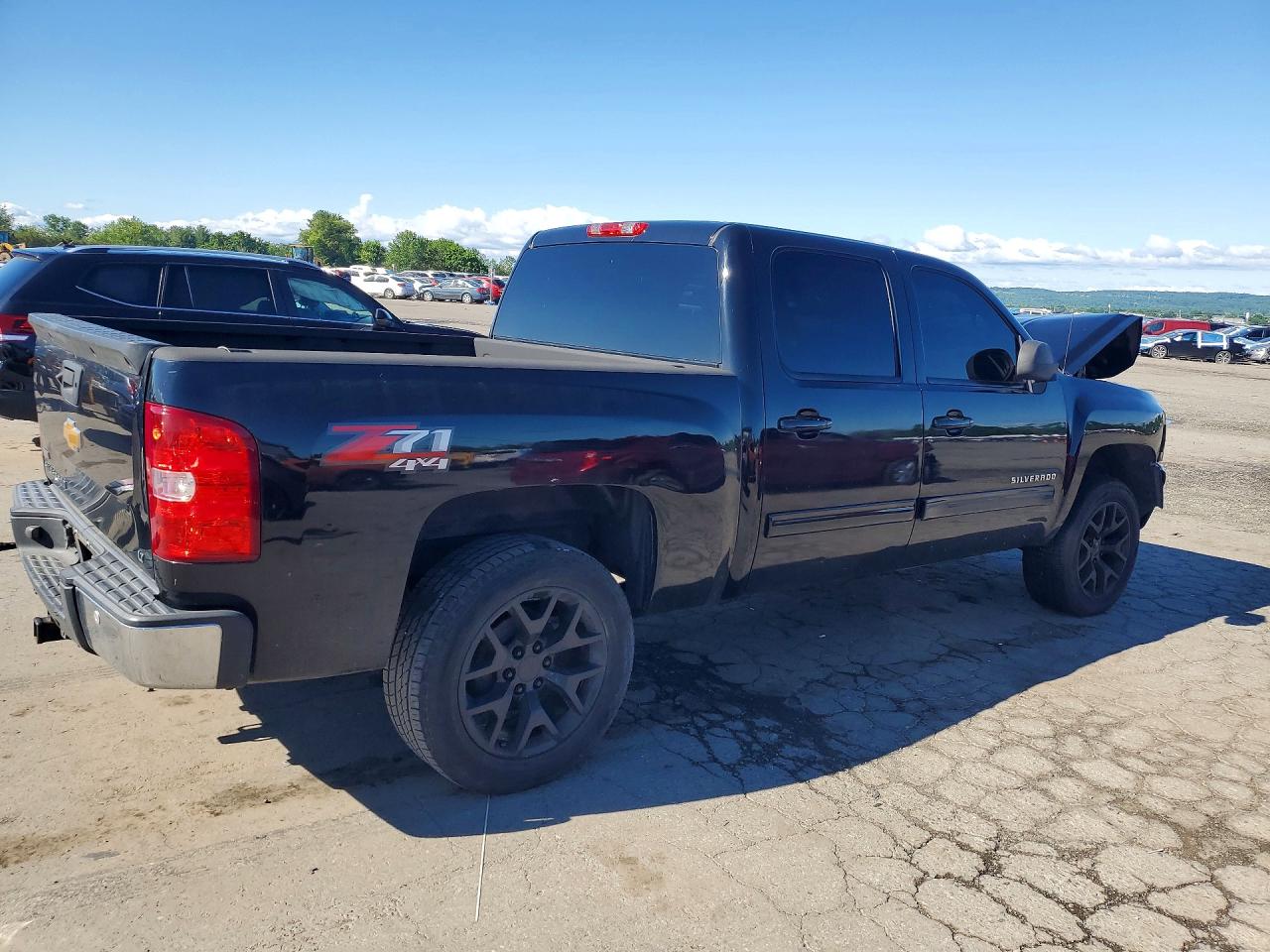 2012 Chevrolet Silverado K1500 Lt Черный vin: 3GCPKSE76CG104101