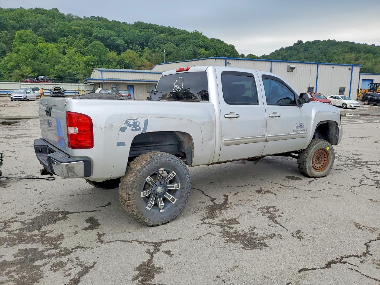 2012 Chevrolet Silverado K1500 Lt Silver vin: 3GCPKSE76CG221712