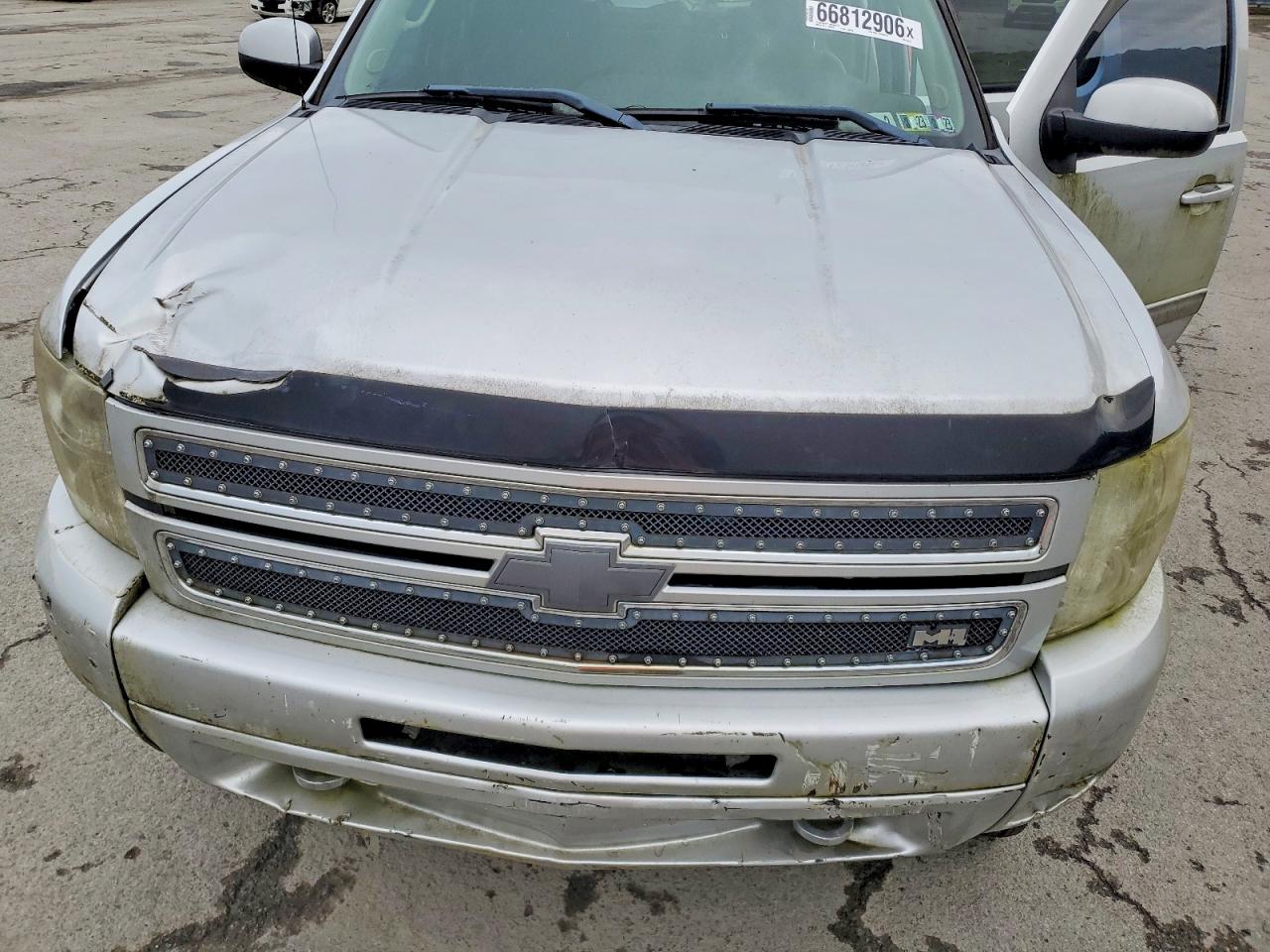 2012 Chevrolet Silverado K1500 Lt Silver vin: 3GCPKSE76CG221712