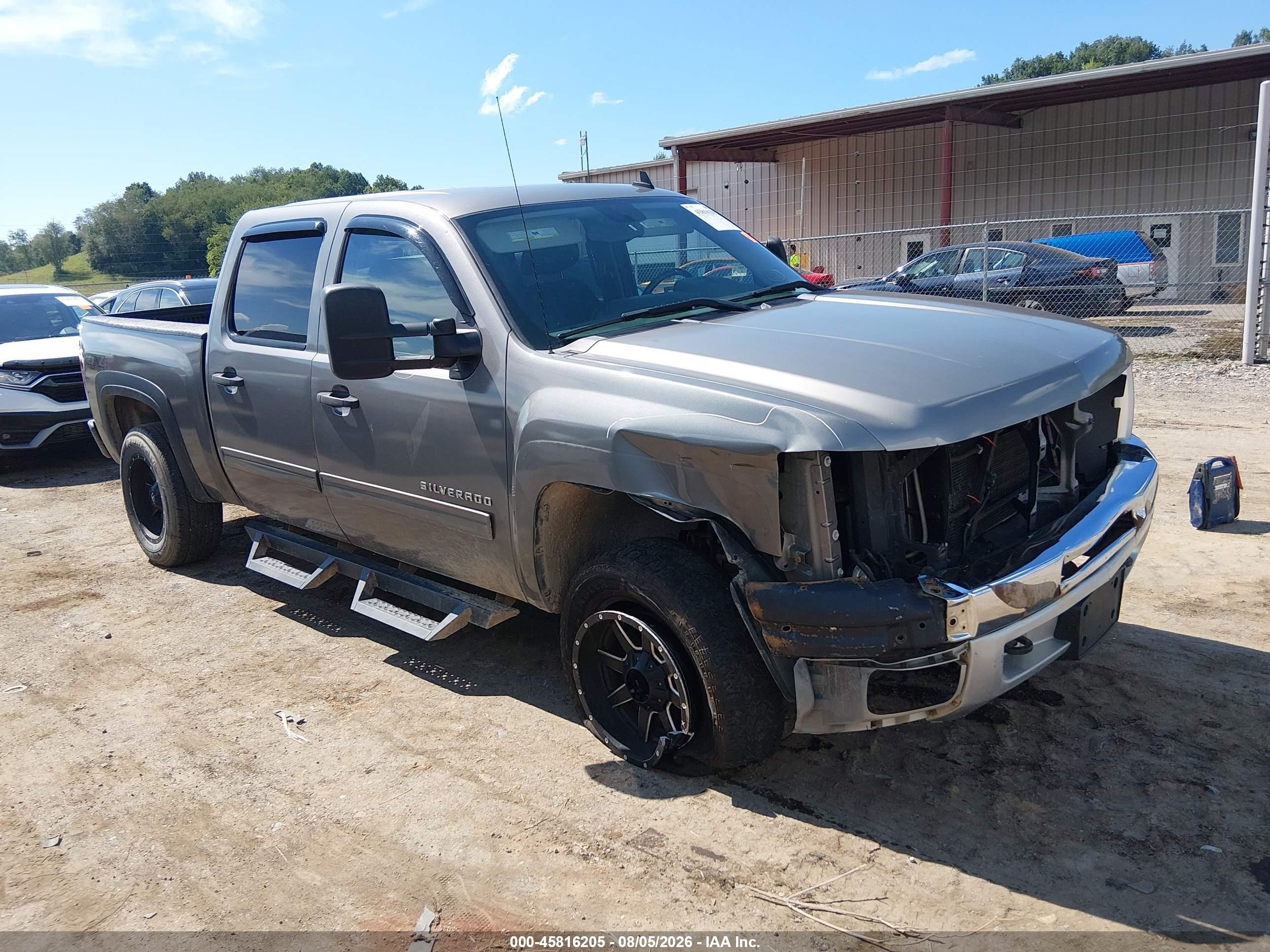 2013 Chevrolet Silverado 1500 Lt Gray vin: 3GCPKSE76DG111938