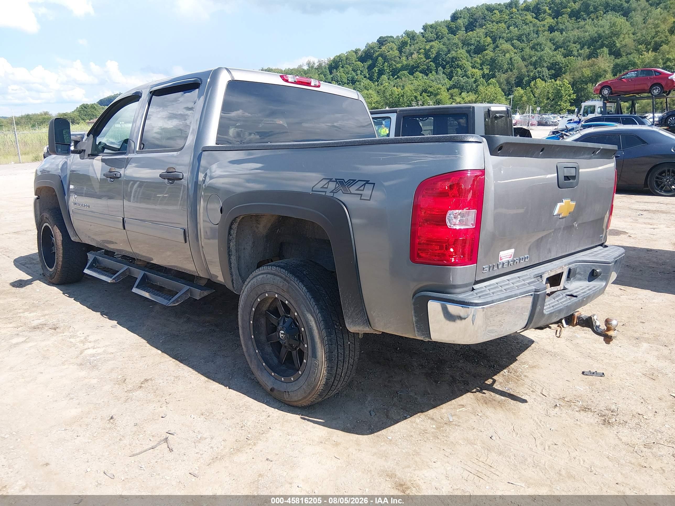 2013 Chevrolet Silverado 1500 Lt Gray vin: 3GCPKSE76DG111938