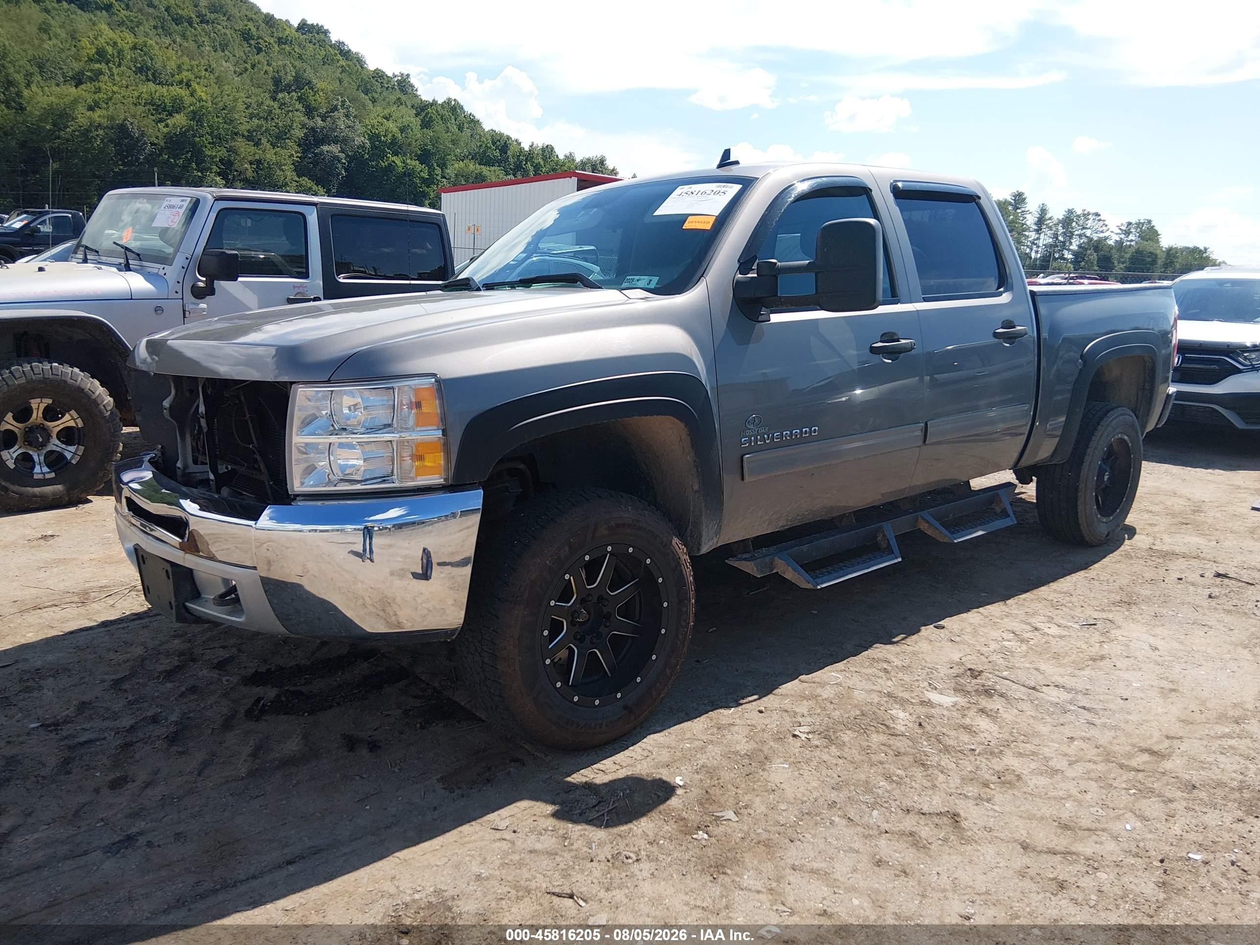 2013 Chevrolet Silverado 1500 Lt Gray vin: 3GCPKSE76DG111938