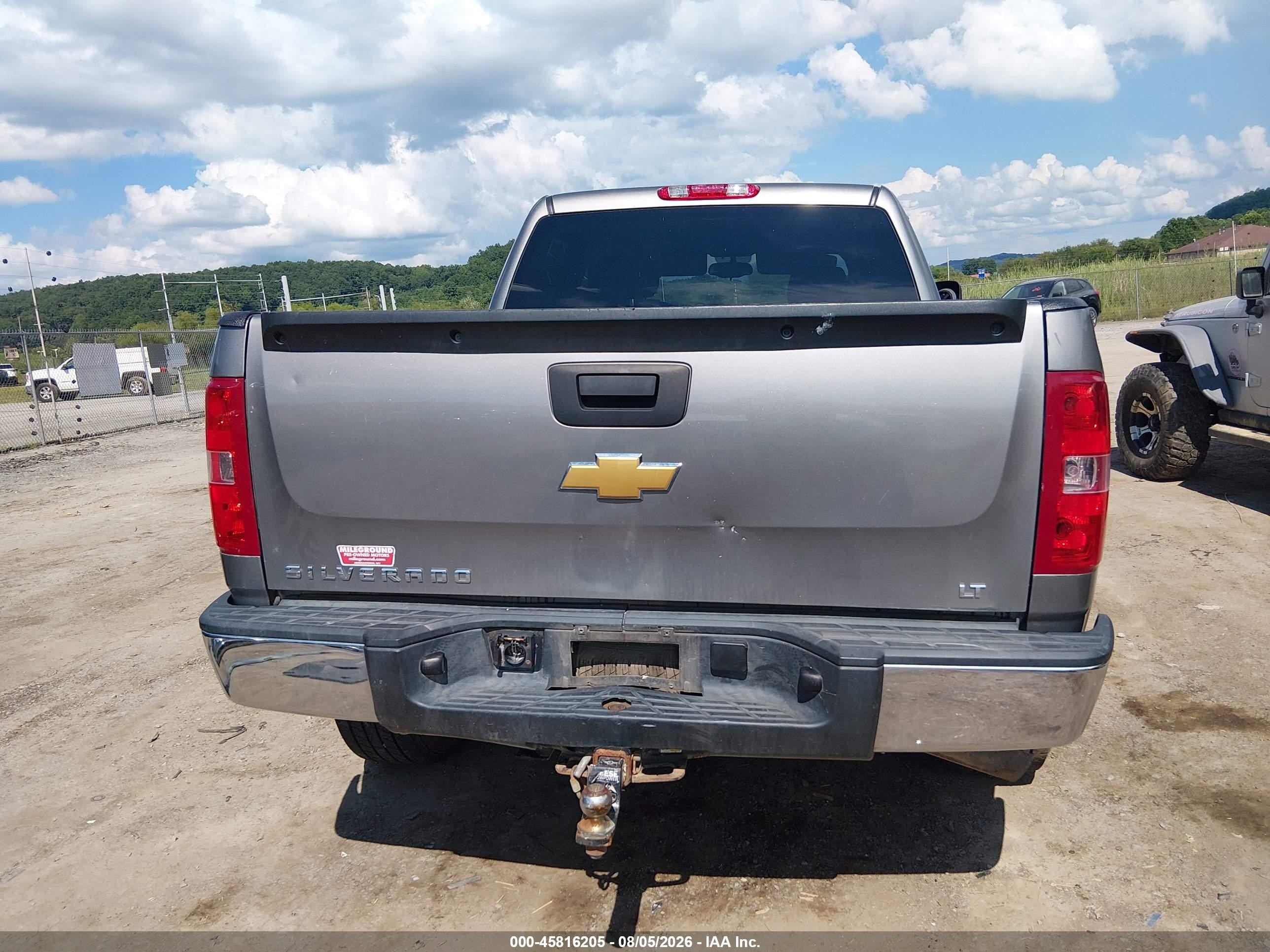 2013 Chevrolet Silverado 1500 Lt Gray vin: 3GCPKSE76DG111938