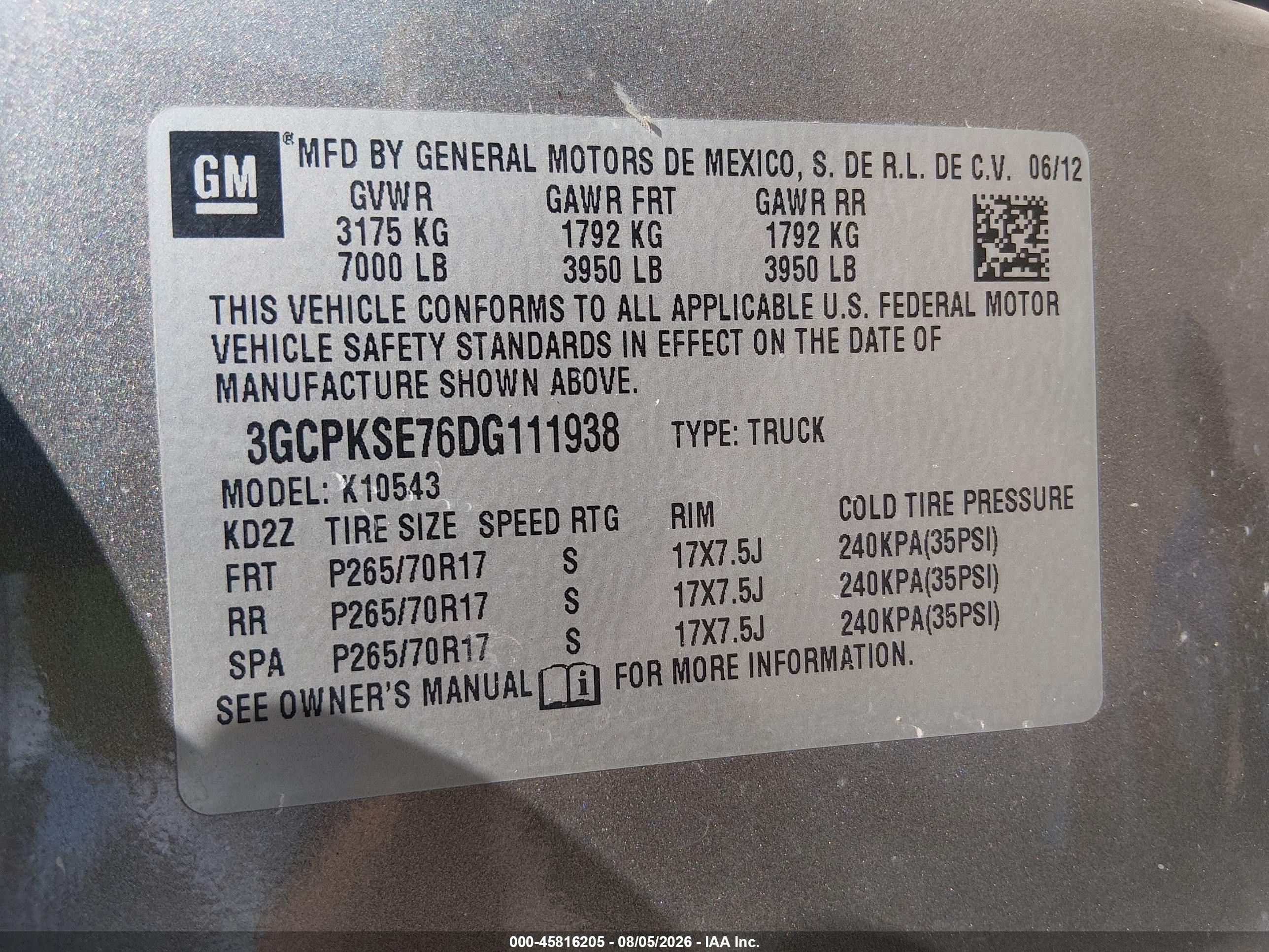 2013 Chevrolet Silverado 1500 Lt Gray vin: 3GCPKSE76DG111938