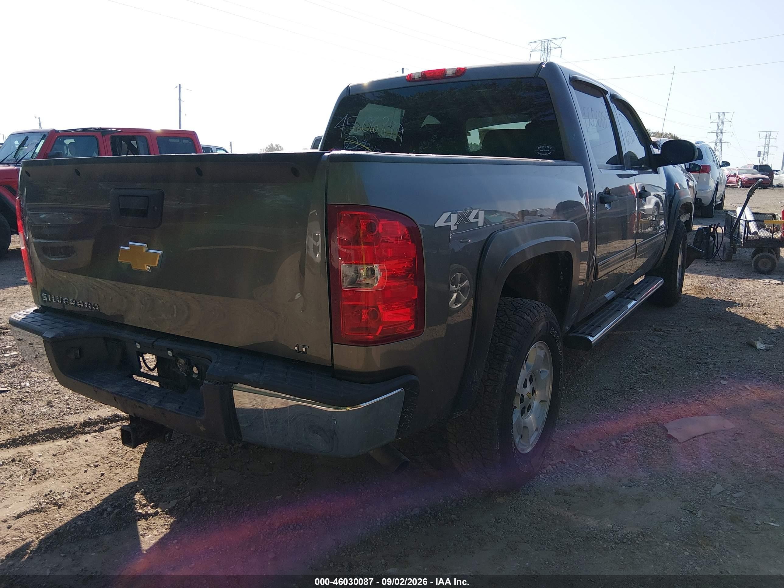 2013 Chevrolet Silverado 1500 Lt Gray vin: 3GCPKSE76DG246224