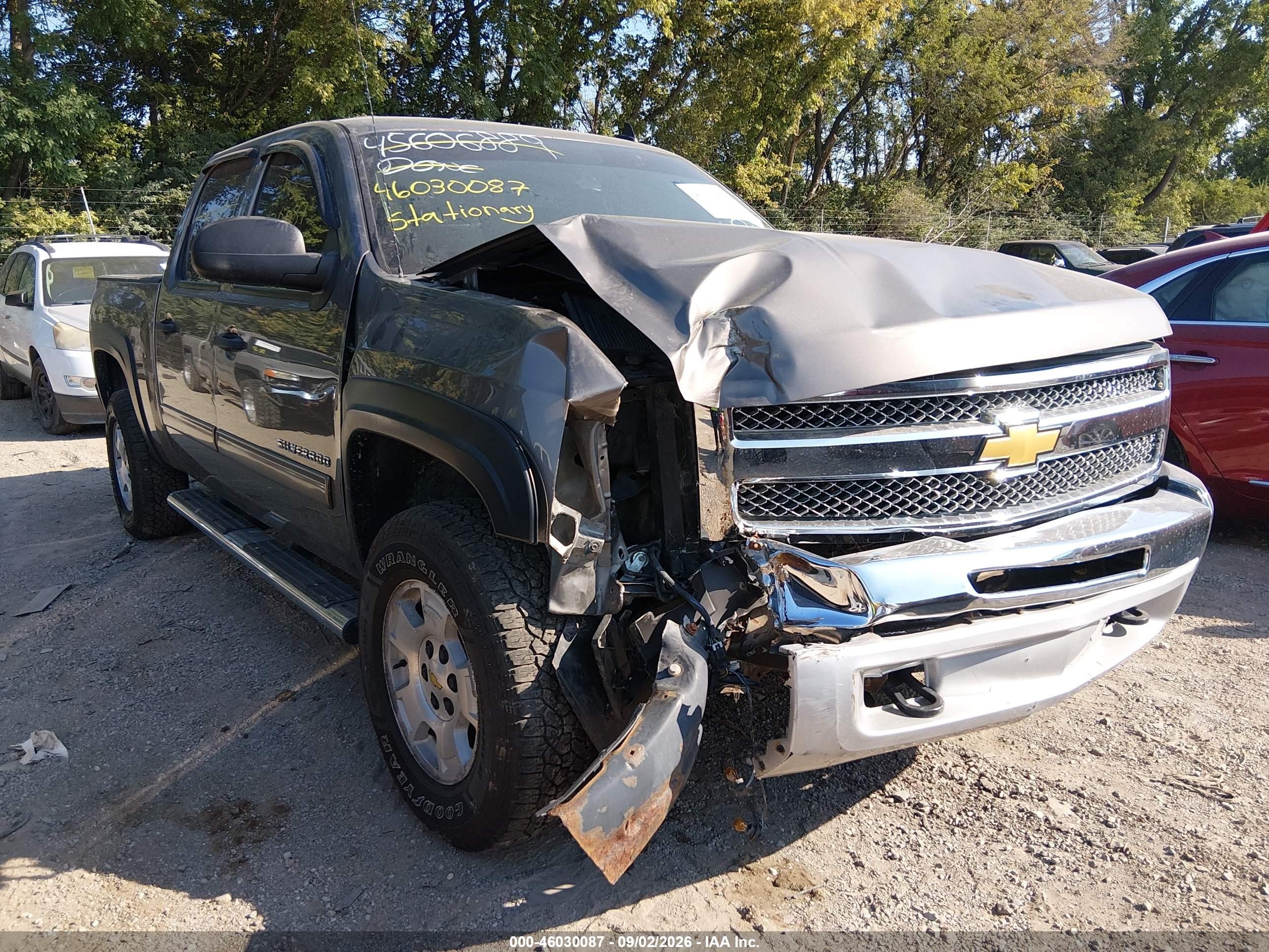 2013 Chevrolet Silverado 1500 Lt Gray vin: 3GCPKSE76DG246224