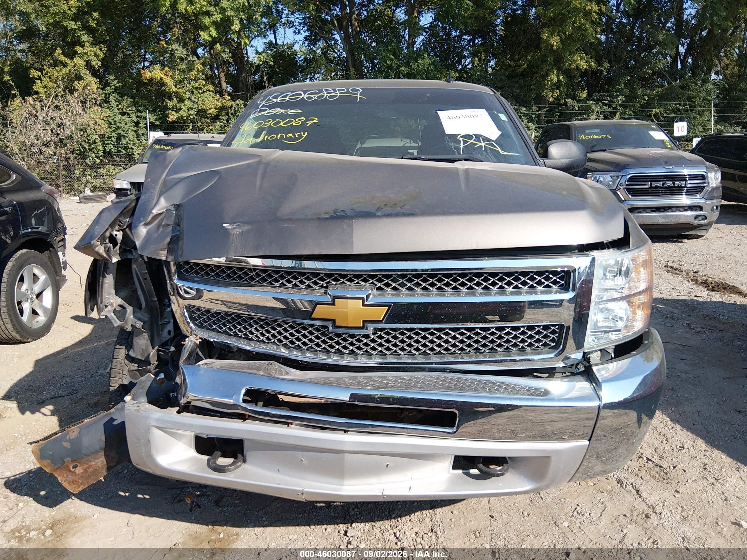 2013 Chevrolet Silverado 1500 Lt Gray vin: 3GCPKSE76DG246224