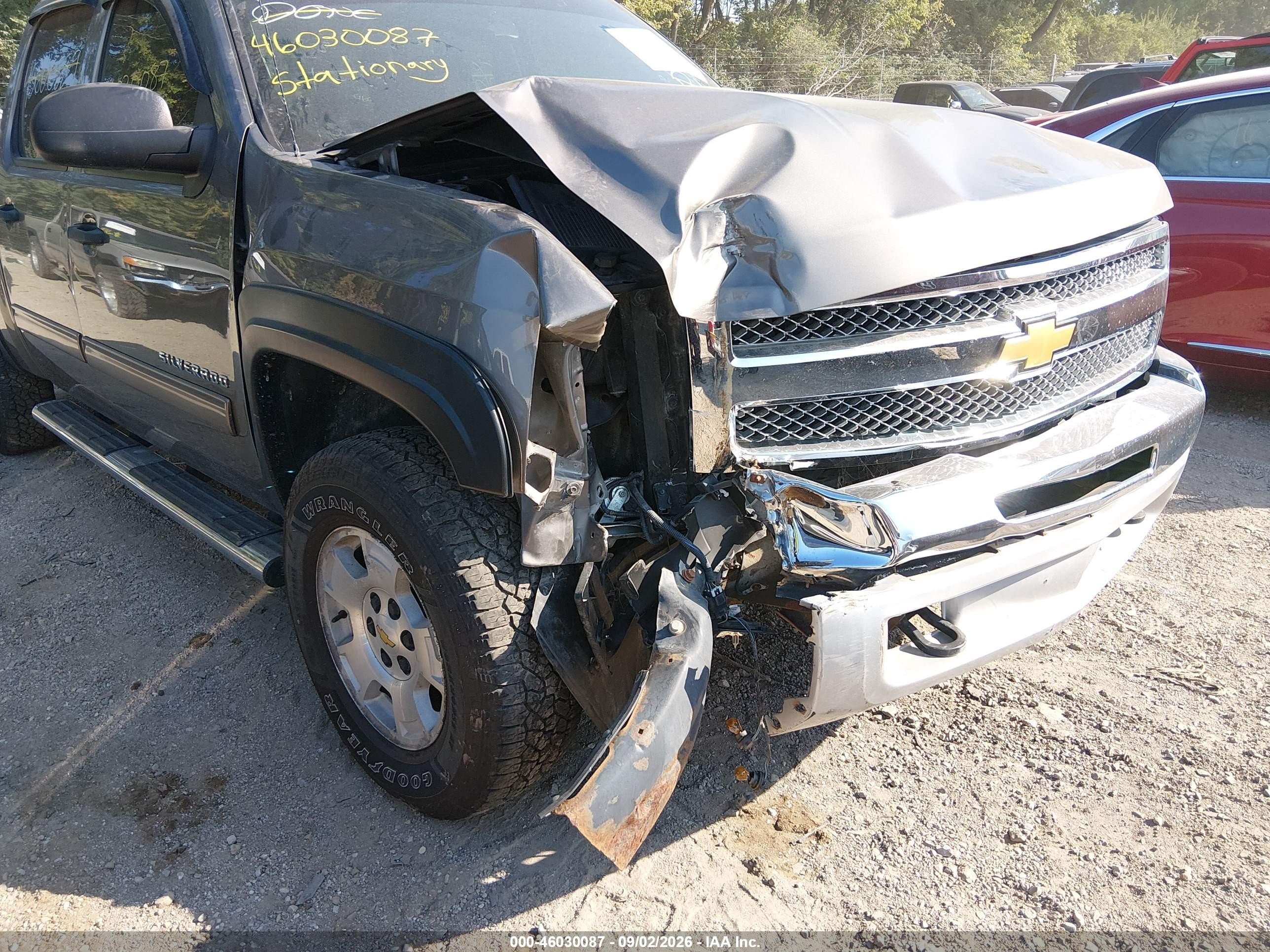 2013 Chevrolet Silverado 1500 Lt Gray vin: 3GCPKSE76DG246224