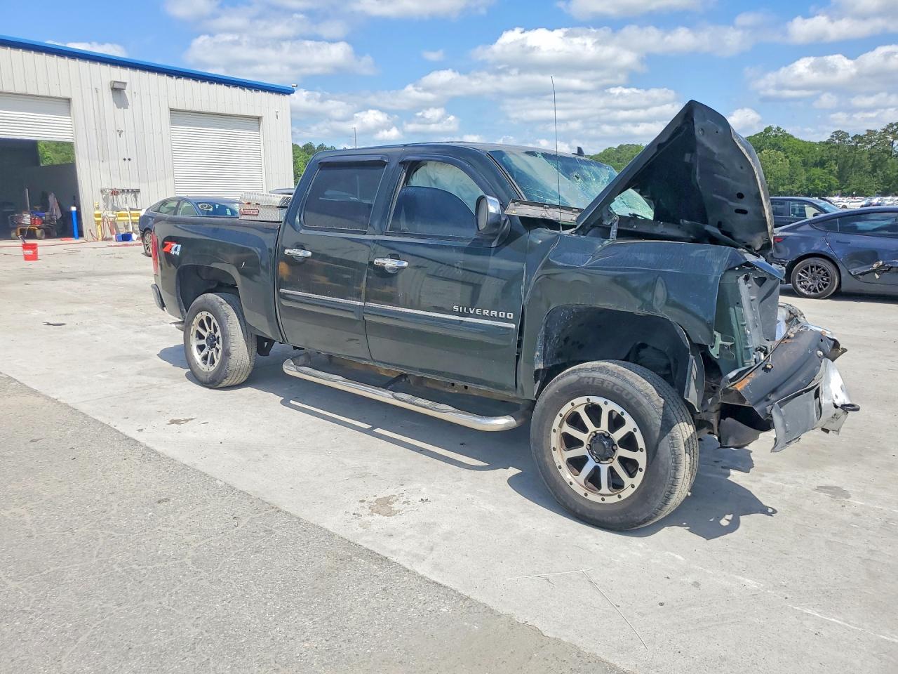 2013 Chevrolet Silverado K1500 Lt Green vin: 3GCPKSE76DG253092