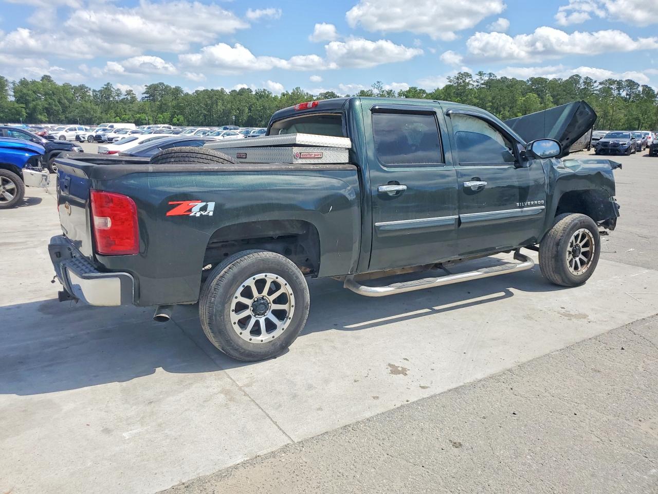 2013 Chevrolet Silverado K1500 Lt Green vin: 3GCPKSE76DG253092