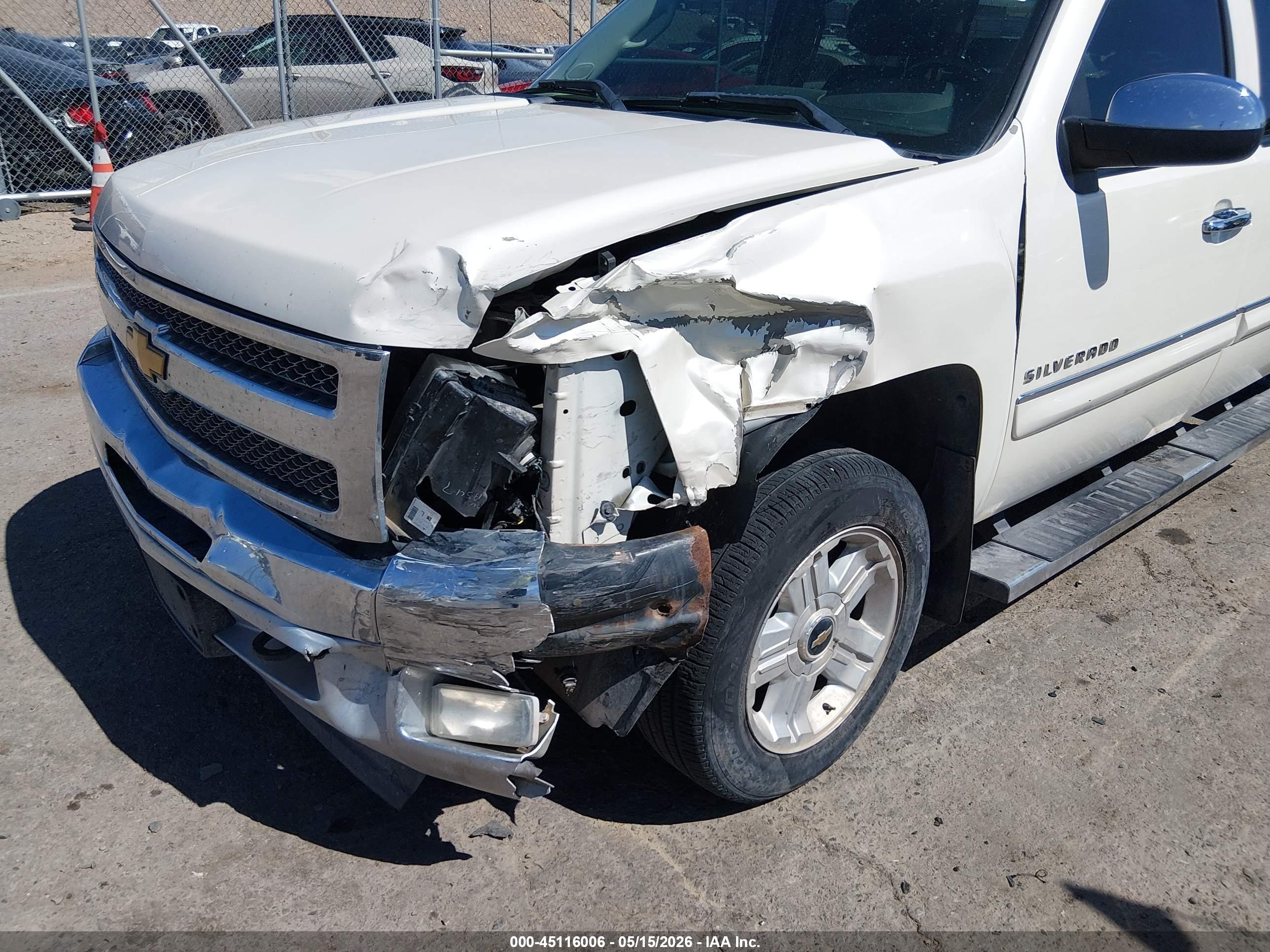 2013 Chevrolet Silverado 1500 Lt Белый vin: 3GCPKSE76DG308981