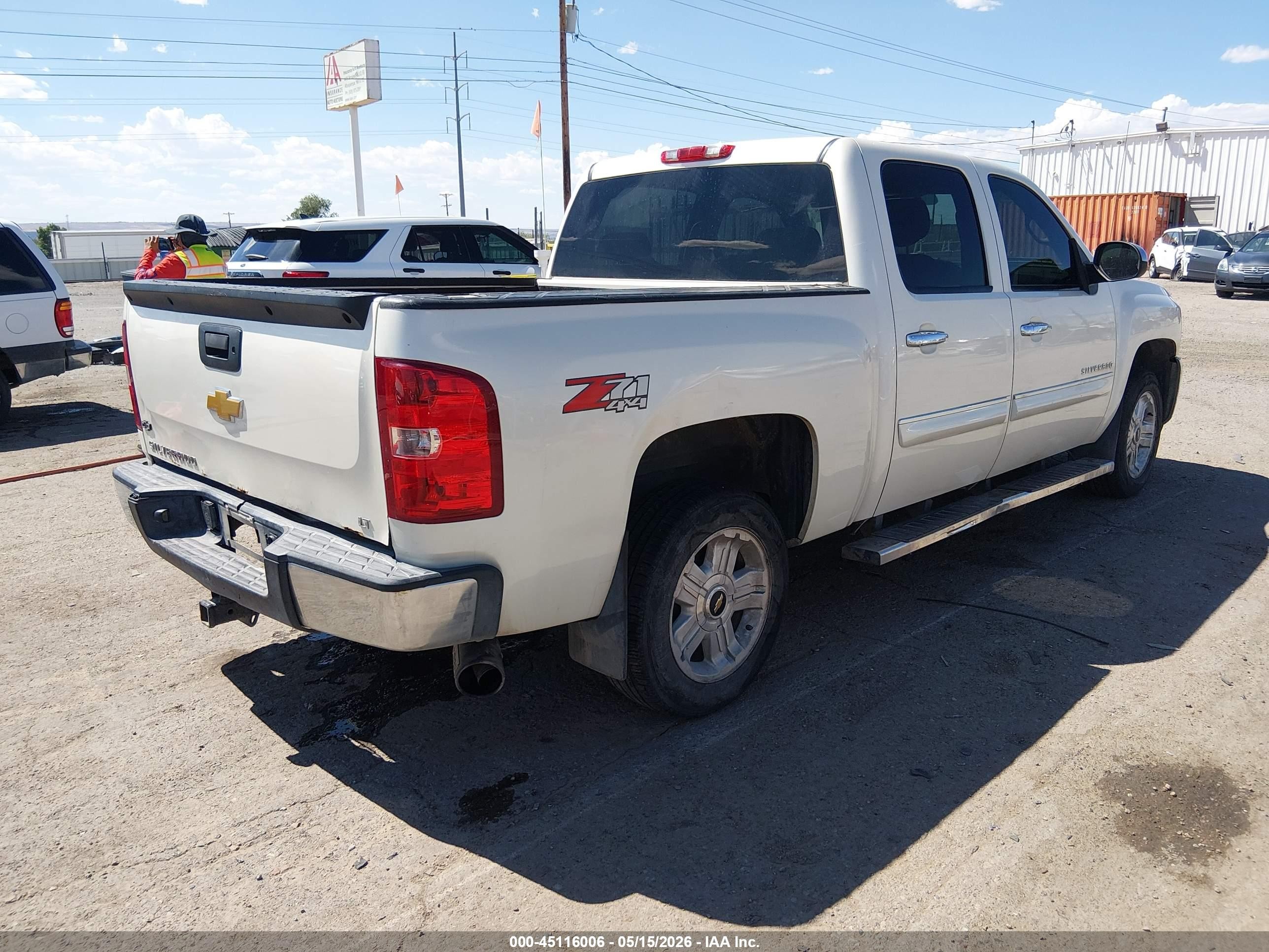 2013 Chevrolet Silverado 1500 Lt Белый vin: 3GCPKSE76DG308981