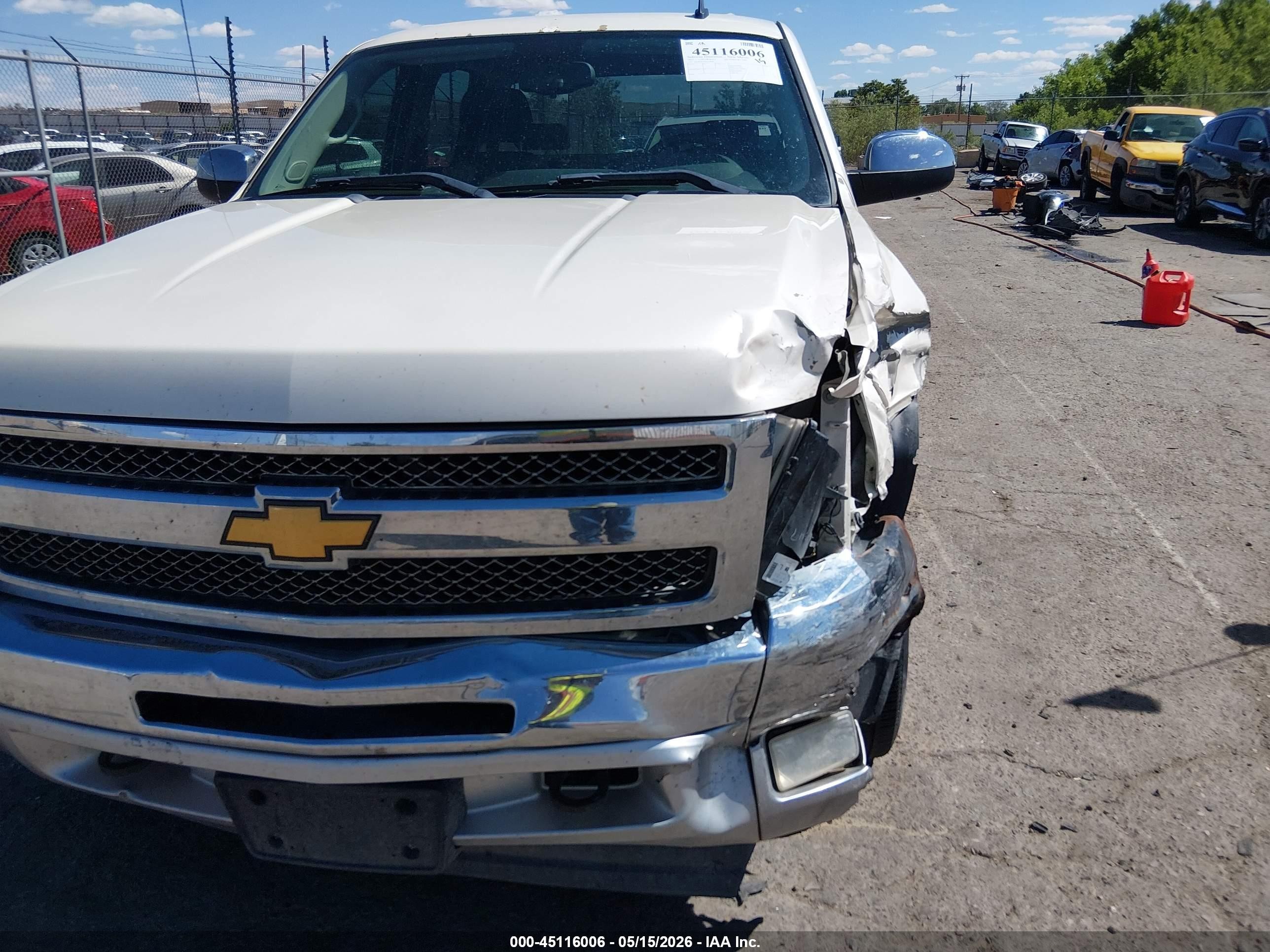2013 Chevrolet Silverado 1500 Lt Белый vin: 3GCPKSE76DG308981