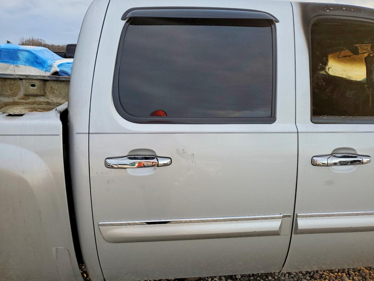 2013 Chevrolet Silverado K1500 Lt Silver vin: 3GCPKSE76DG310651