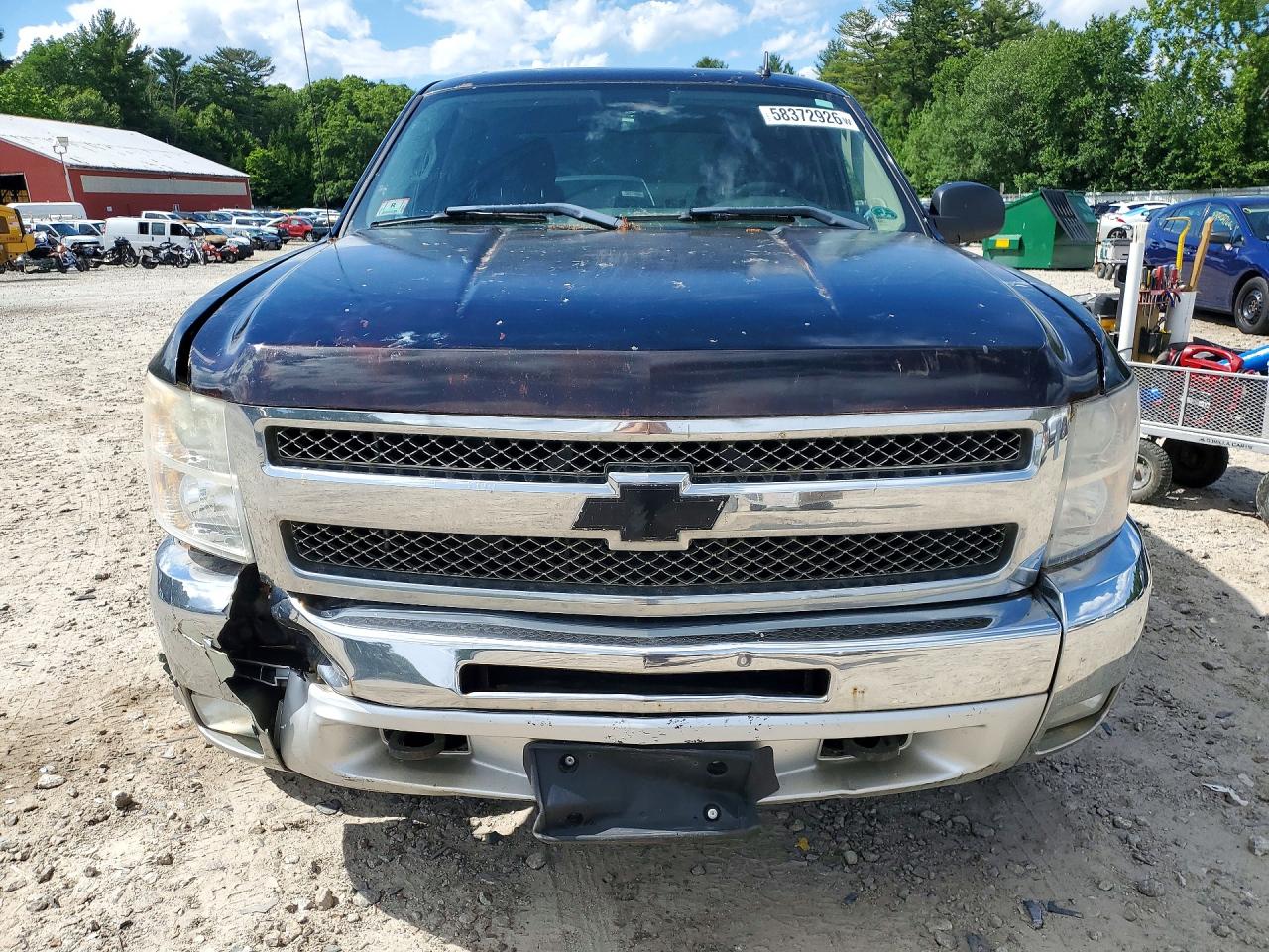 2012 Chevrolet Silverado K1500 Lt Black vin: 3GCPKSE77CG101594