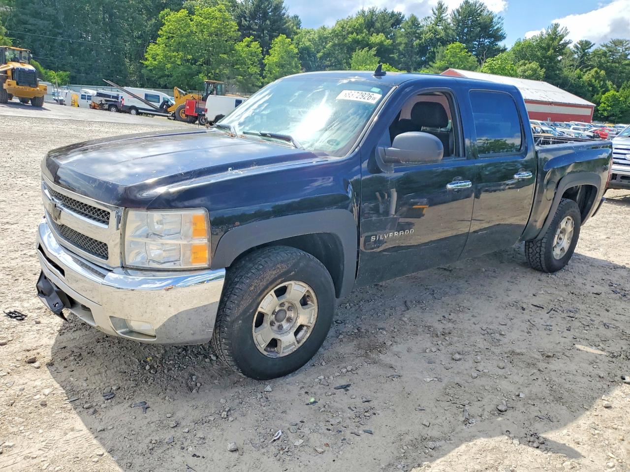 2012 Chevrolet Silverado K1500 Lt Black vin: 3GCPKSE77CG101594