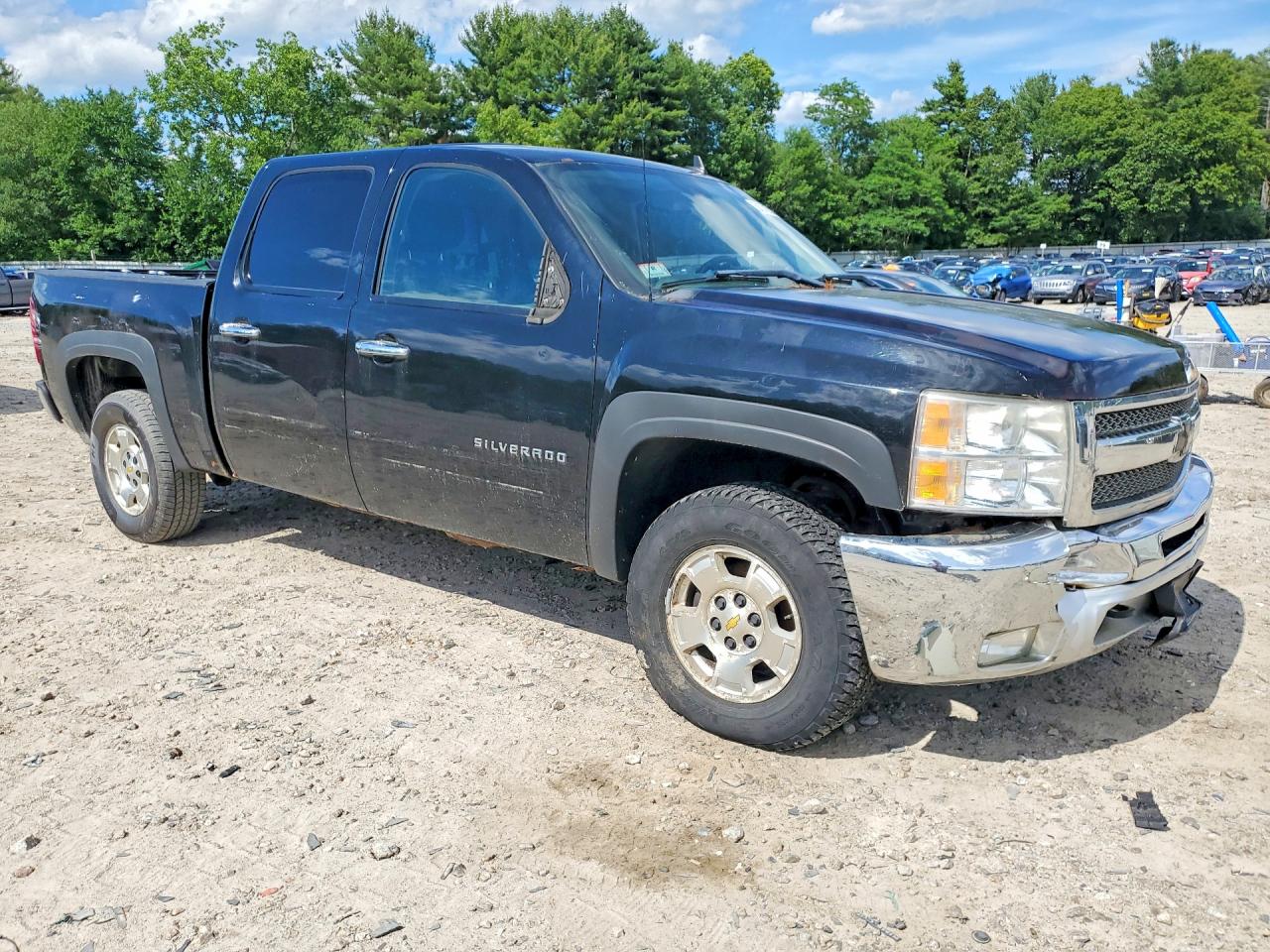 2012 Chevrolet Silverado K1500 Lt Black vin: 3GCPKSE77CG101594
