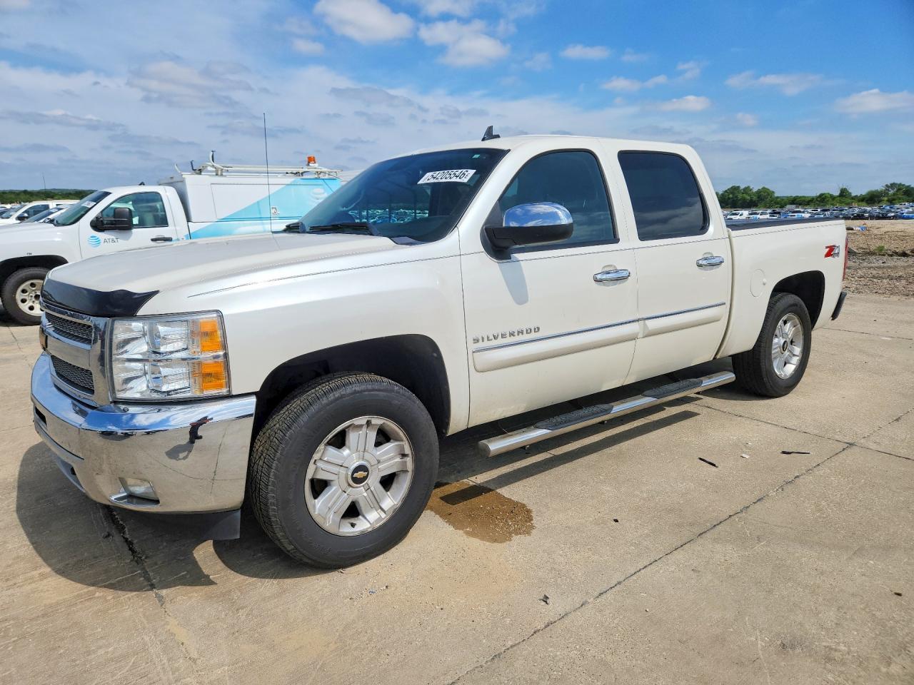 2012 Chevrolet Silverado K1500 Lt White vin: 3GCPKSE77CG112840