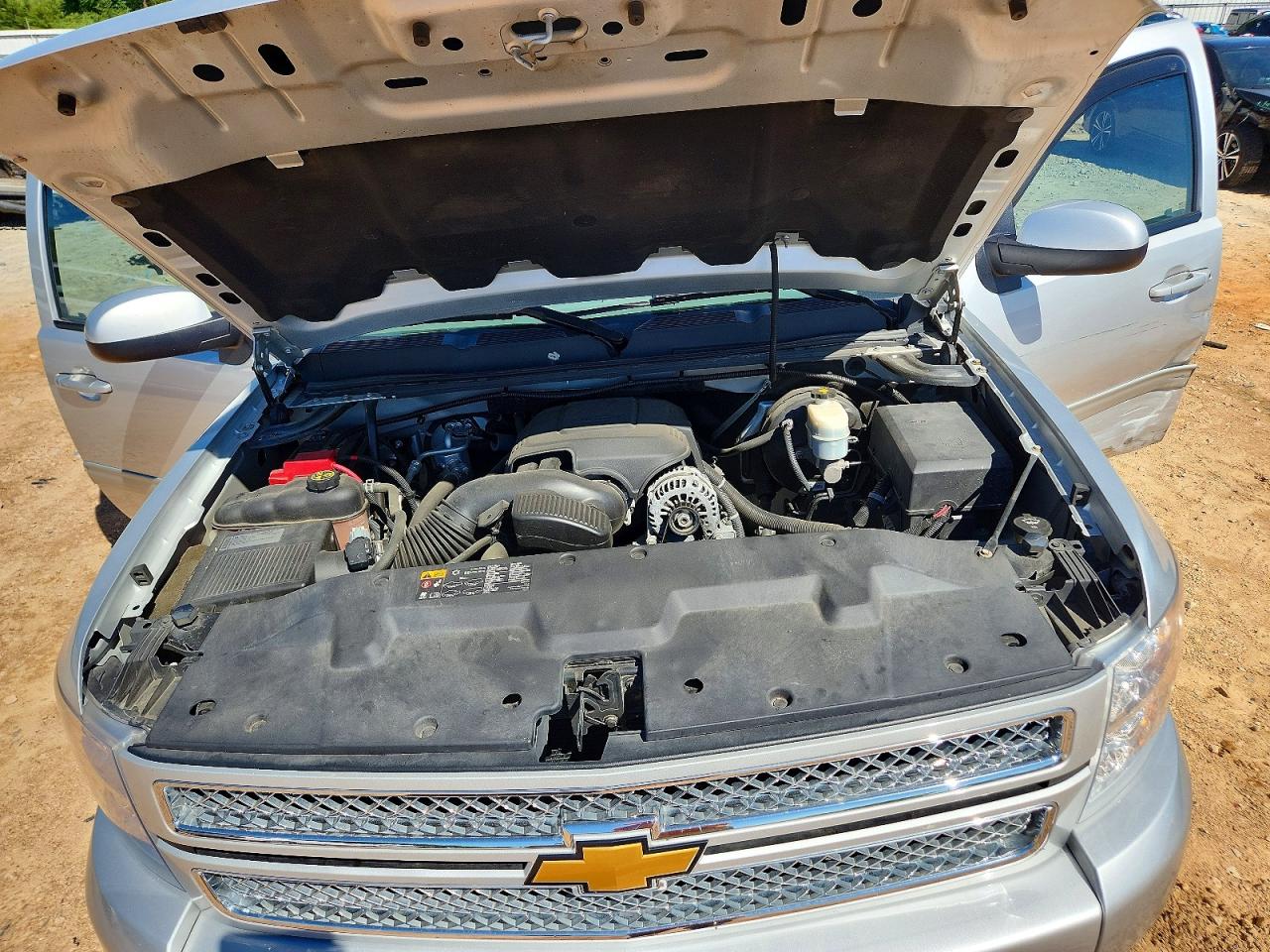 2012 Chevrolet Silverado K1500 Lt Silver vin: 3GCPKSE77CG210802