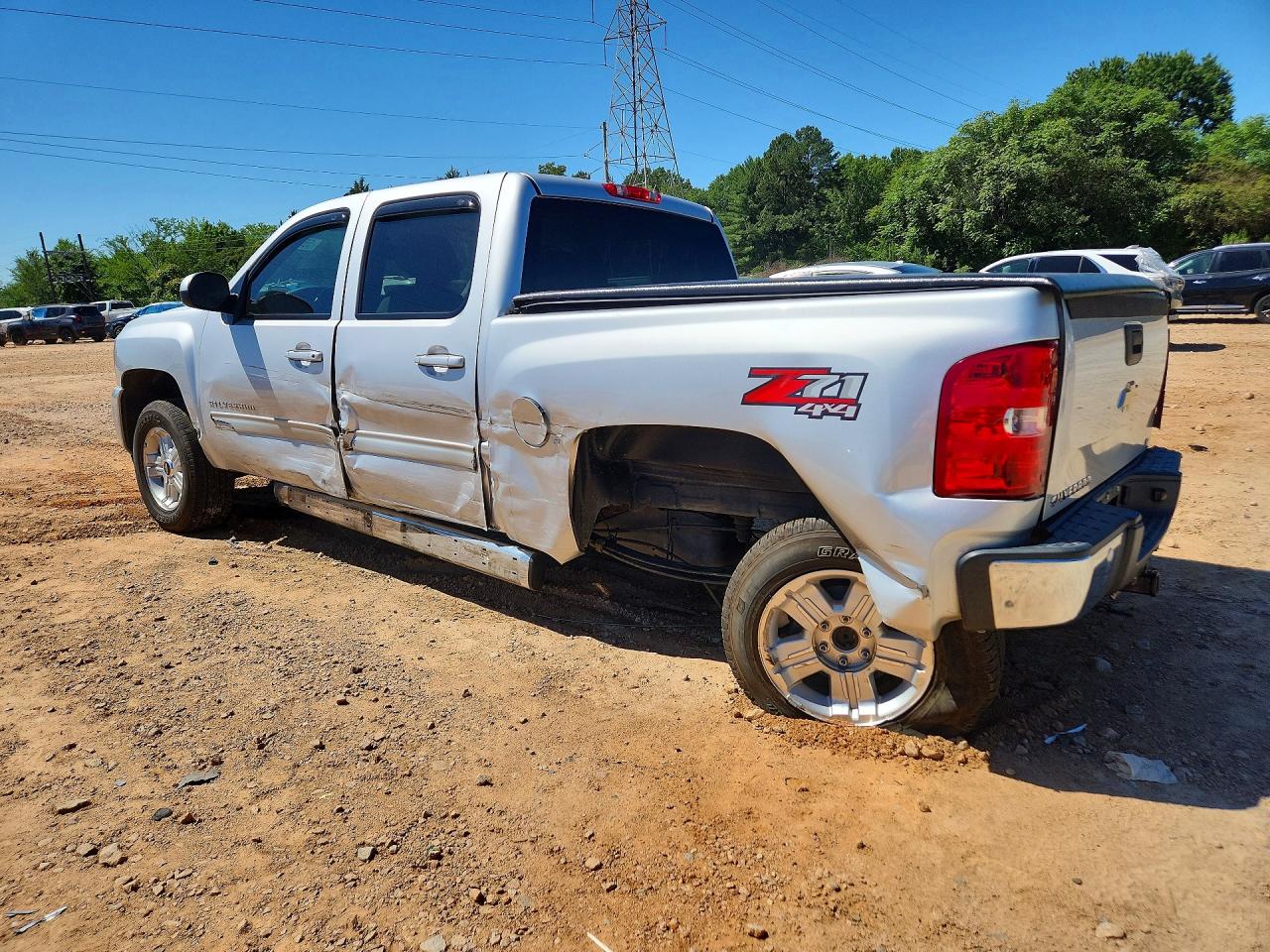 2012 Chevrolet Silverado K1500 Lt Silver vin: 3GCPKSE77CG210802