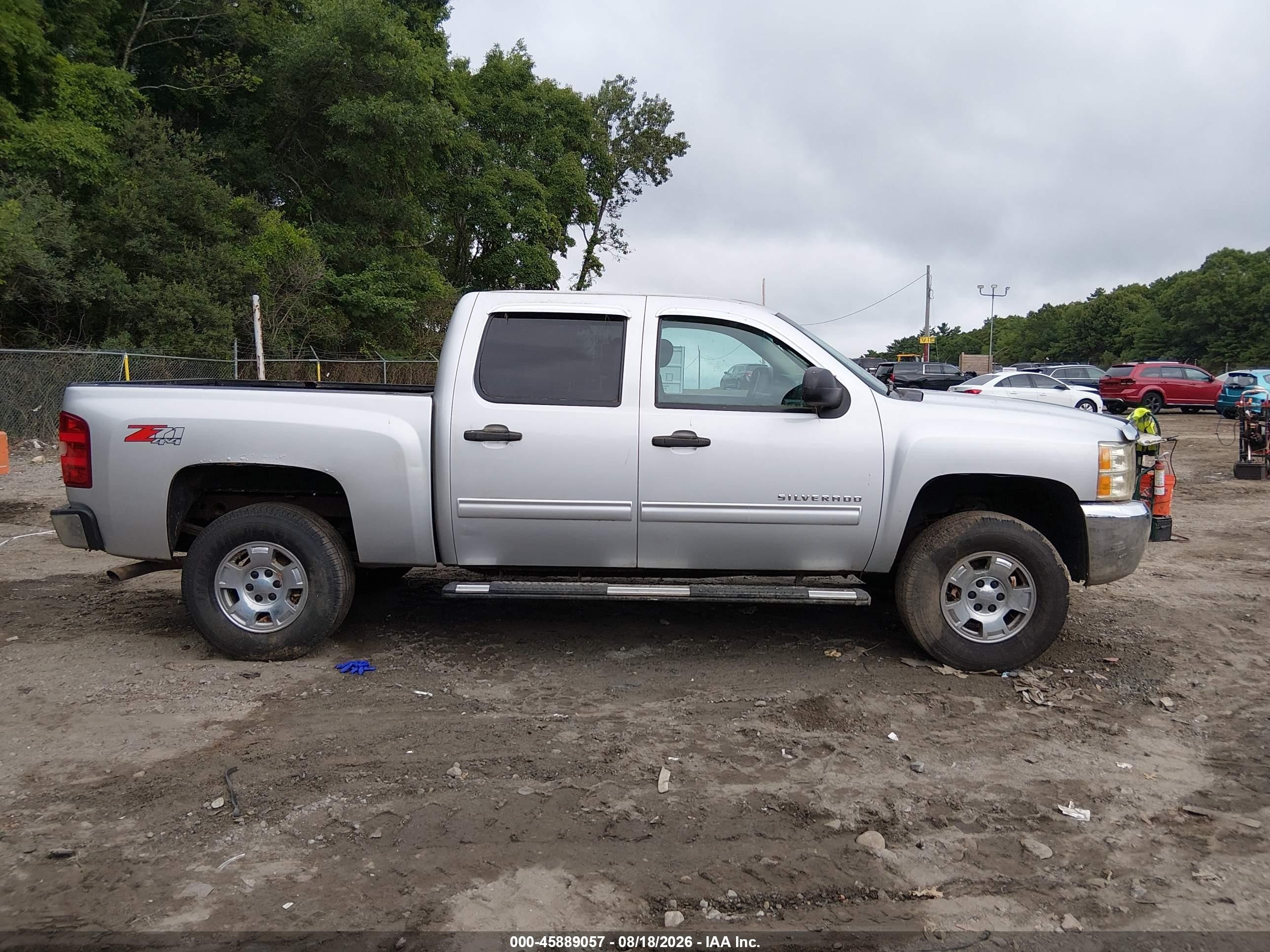 2012 Chevrolet Silverado 1500 Lt Silver vin: 3GCPKSE77CG254542