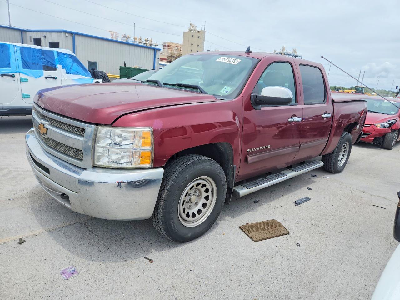 2013 Chevrolet Silverado K1500 Lt Red vin: 3GCPKSE77DG130899