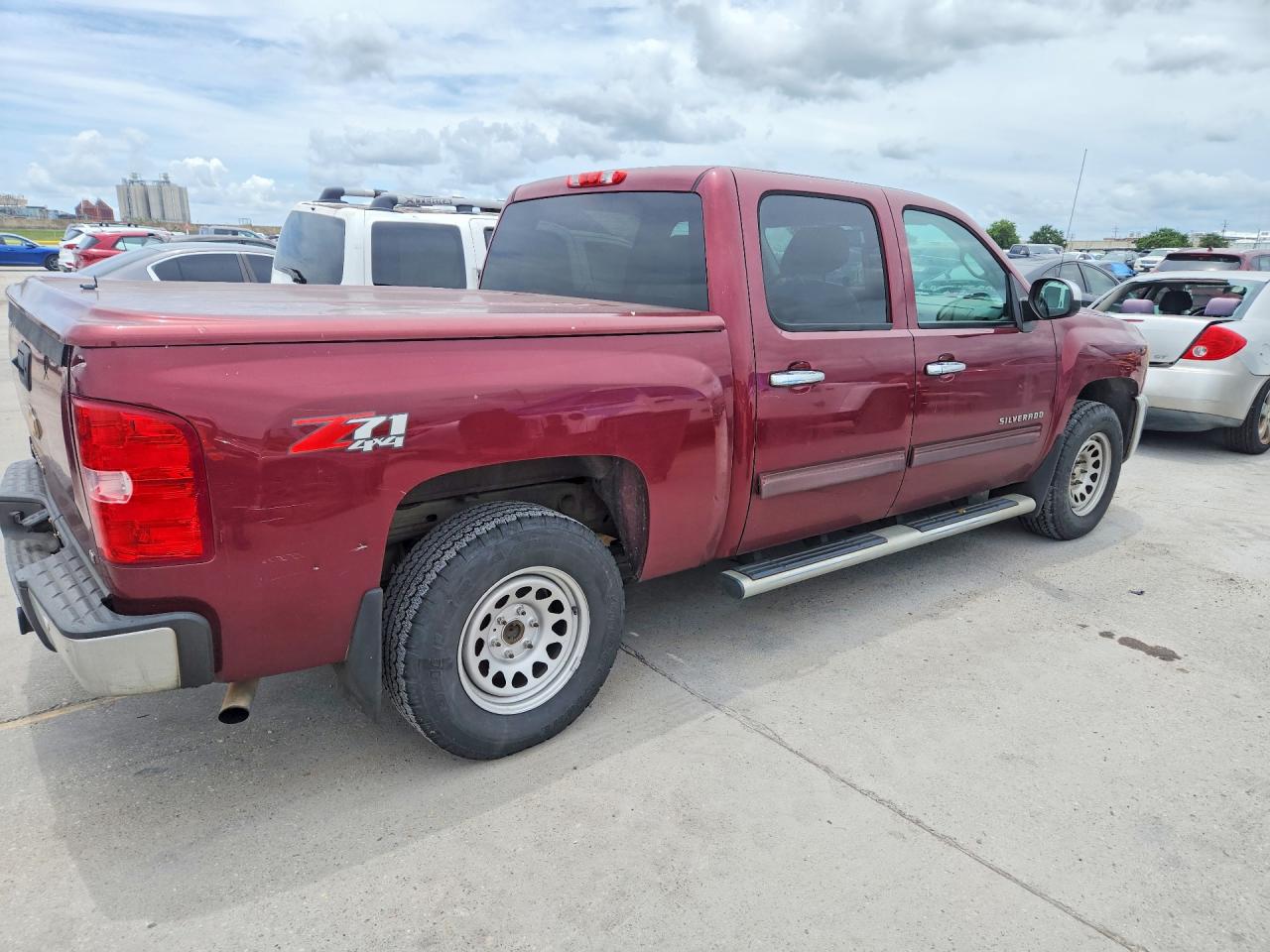 2013 Chevrolet Silverado K1500 Lt Red vin: 3GCPKSE77DG130899