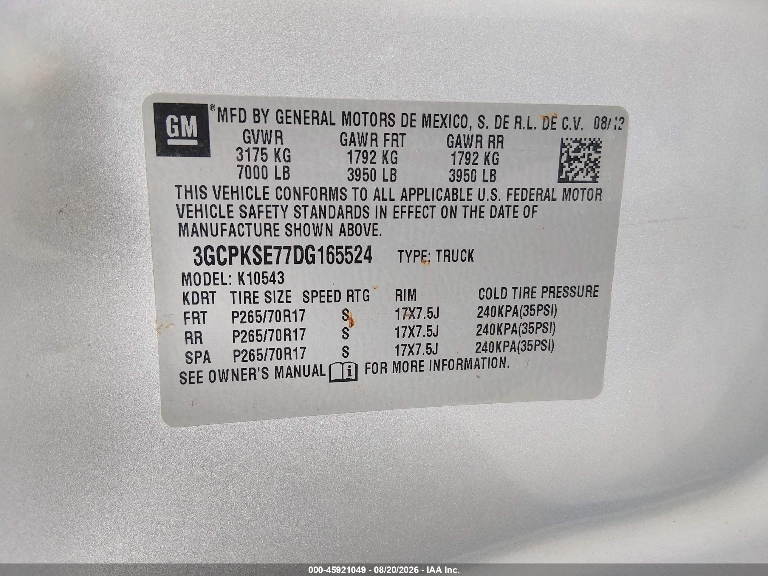 2013 Chevrolet Silverado 1500 Lt Серебряный vin: 3GCPKSE77DG165524