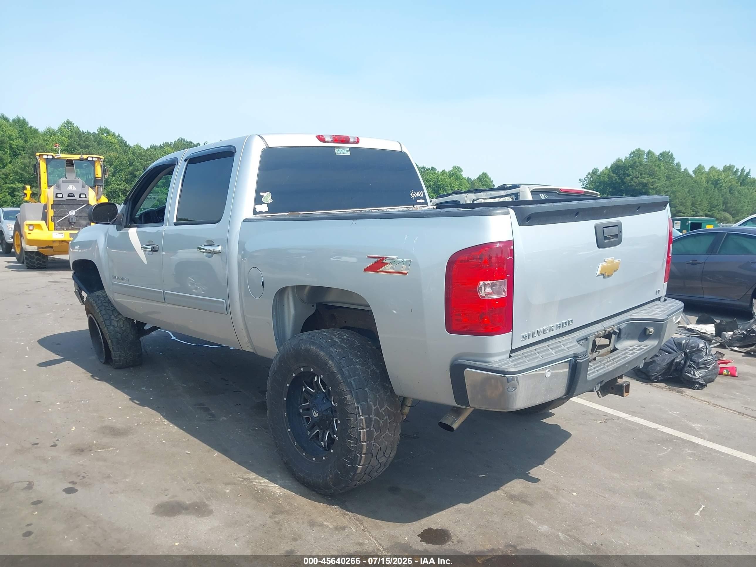2013 Chevrolet Silverado 1500 Lt Silver vin: 3GCPKSE77DG207125