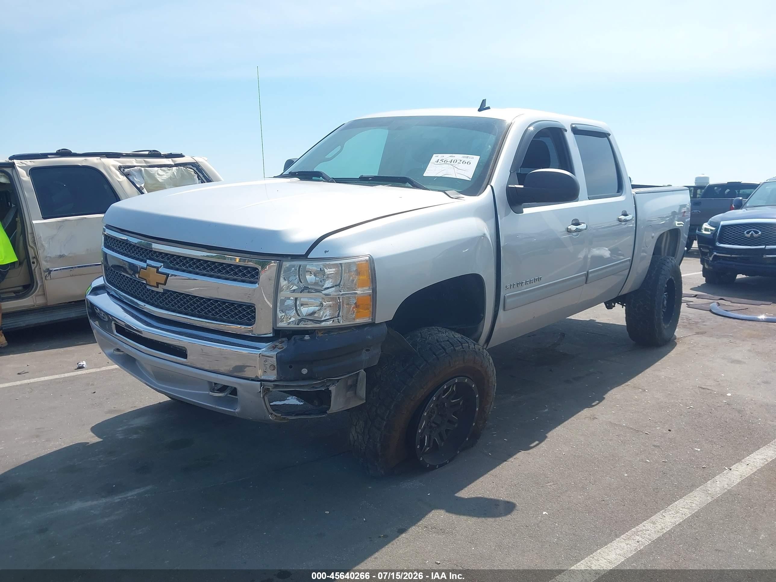 2013 Chevrolet Silverado 1500 Lt Silver vin: 3GCPKSE77DG207125