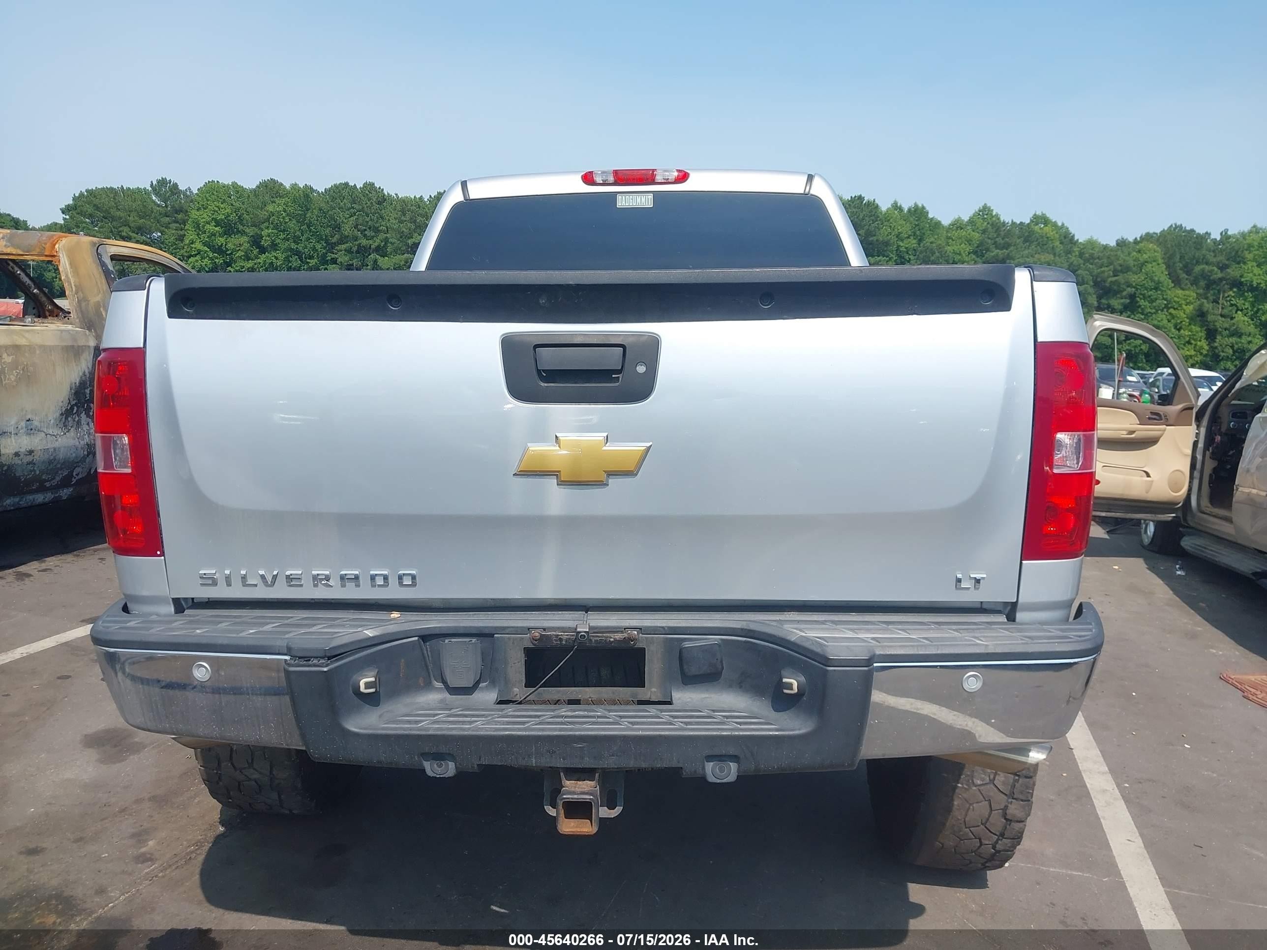 2013 Chevrolet Silverado 1500 Lt Silver vin: 3GCPKSE77DG207125