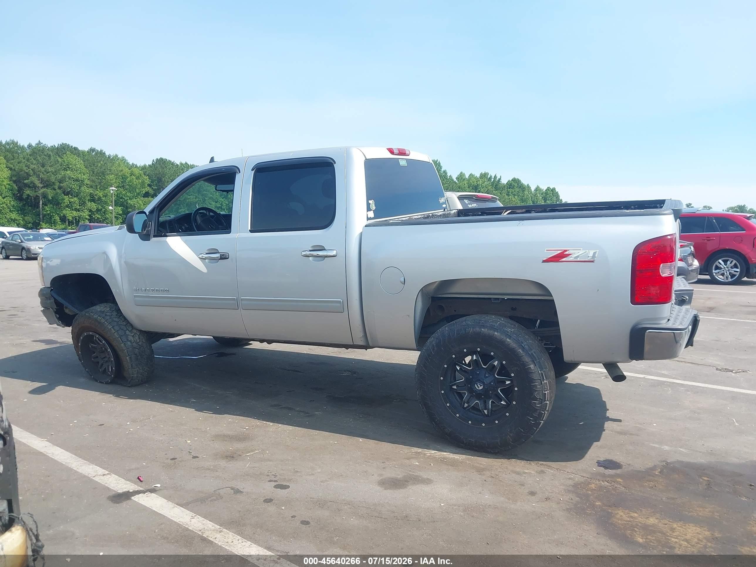 2013 Chevrolet Silverado 1500 Lt Silver vin: 3GCPKSE77DG207125