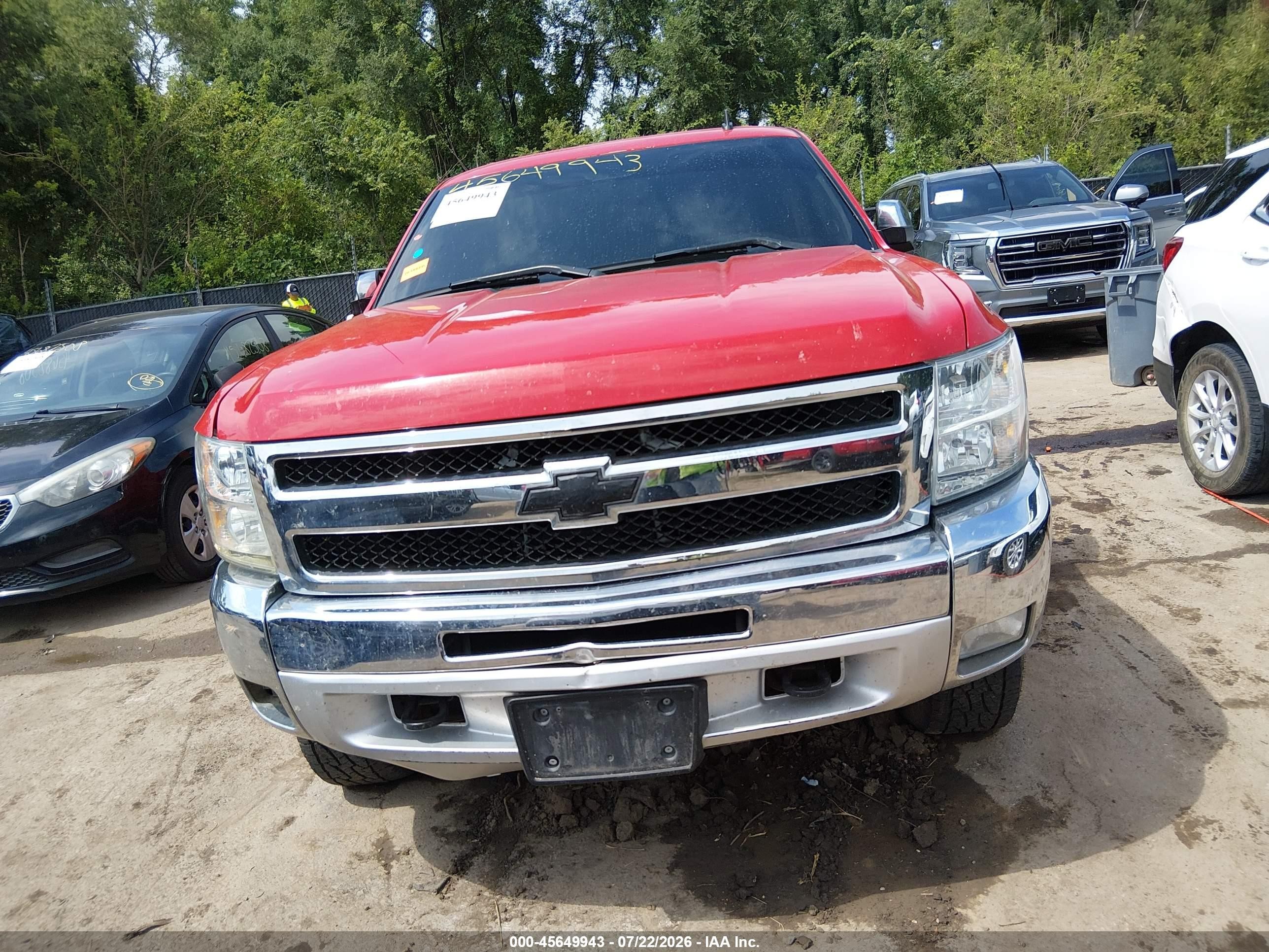 2013 Chevrolet Silverado 1500 Lt Red vin: 3GCPKSE77DG249746