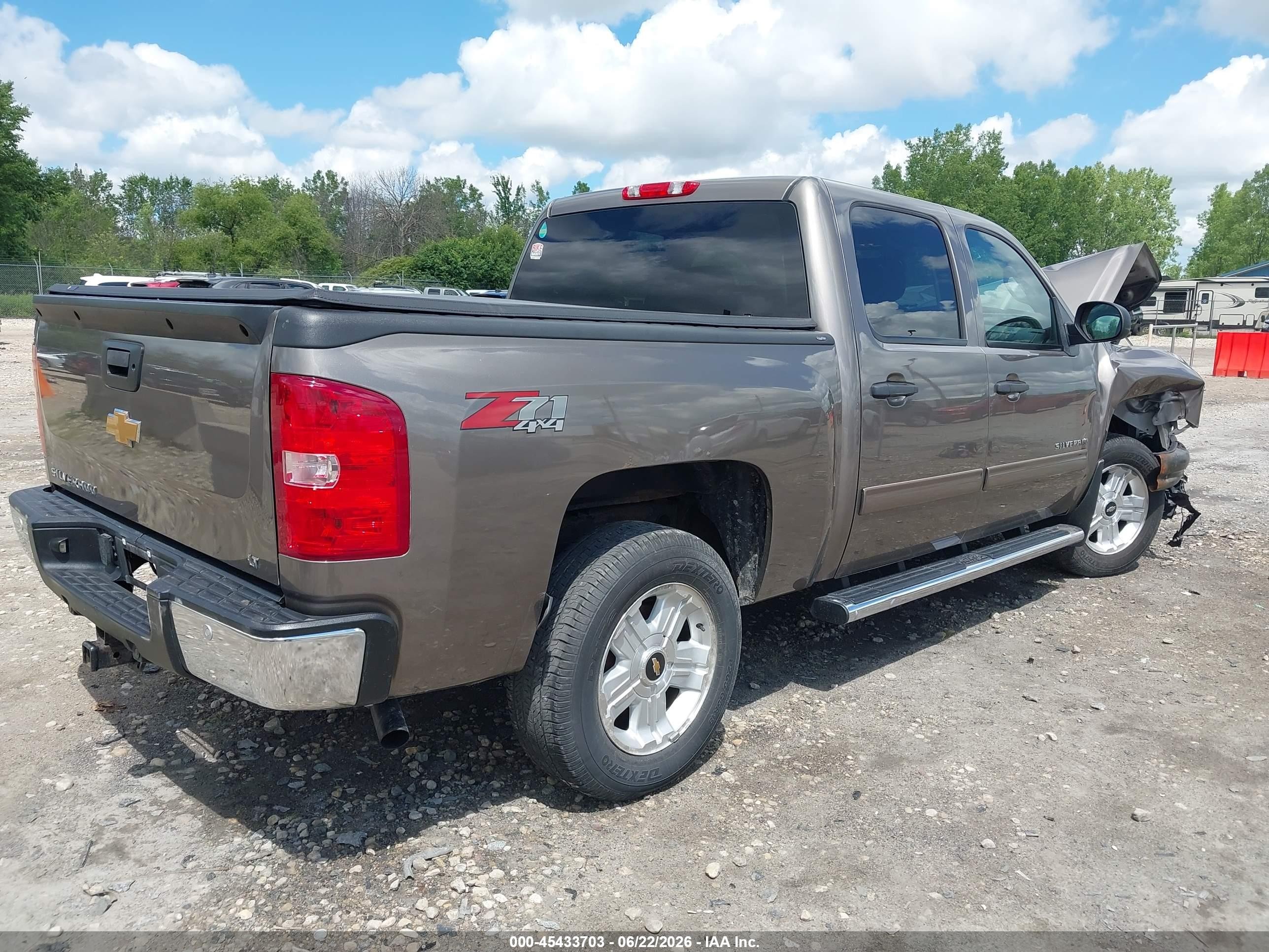 2012 Chevrolet Silverado 1500 Lt Gray vin: 3GCPKSE78CG209884