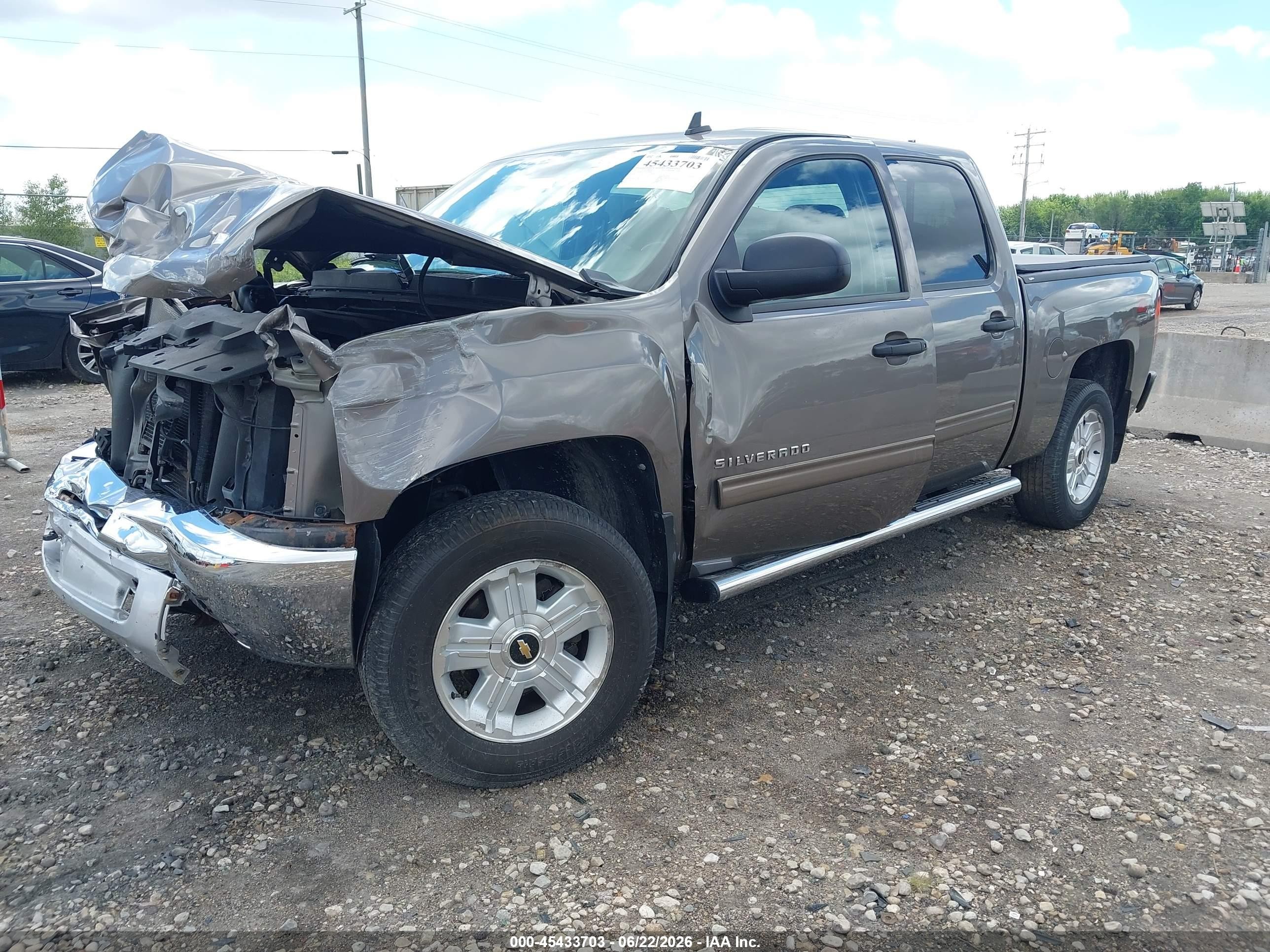 2012 Chevrolet Silverado 1500 Lt Gray vin: 3GCPKSE78CG209884