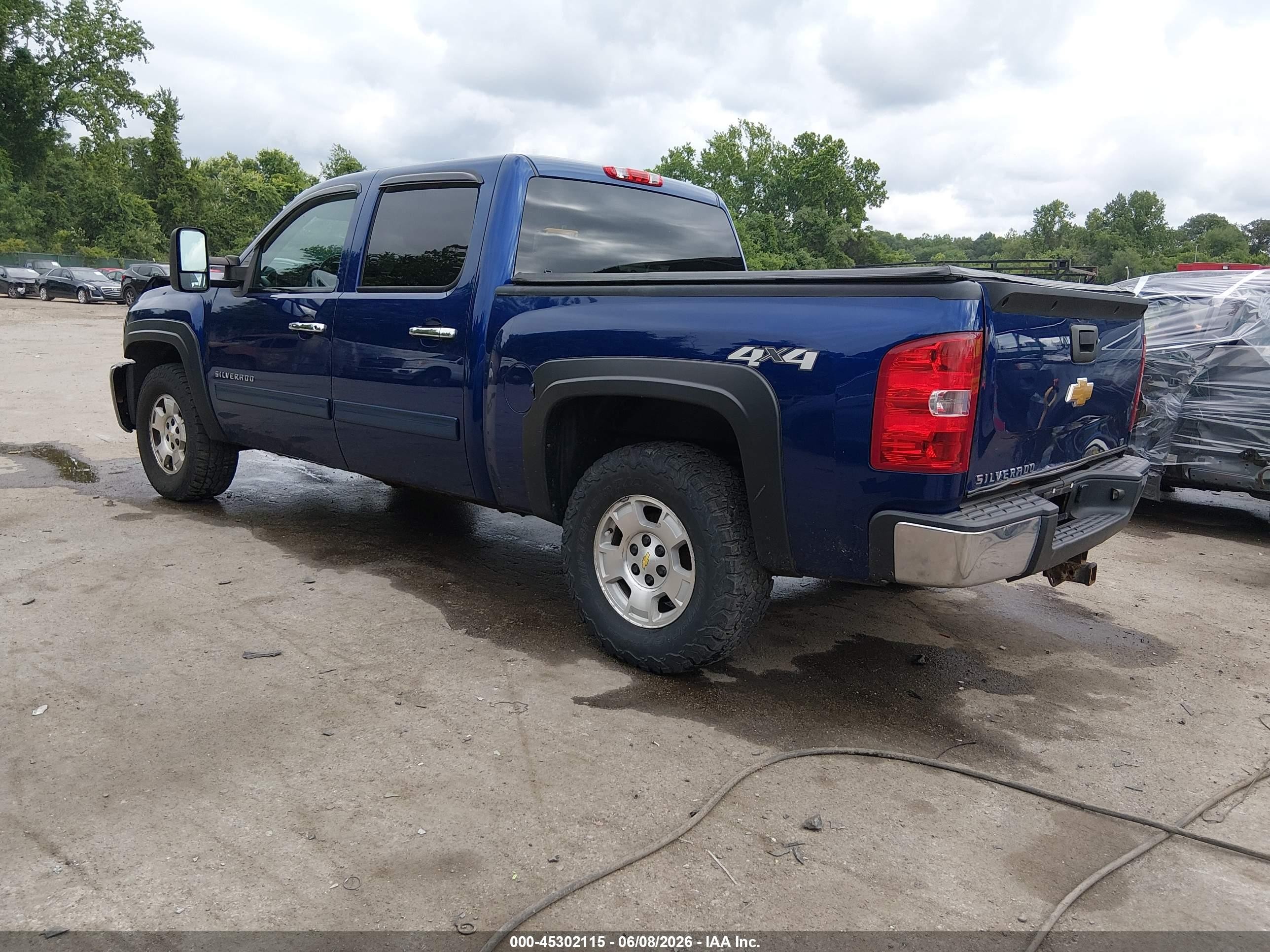 2013 Chevrolet Silverado 1500 Lt Blue vin: 3GCPKSE78DG121970