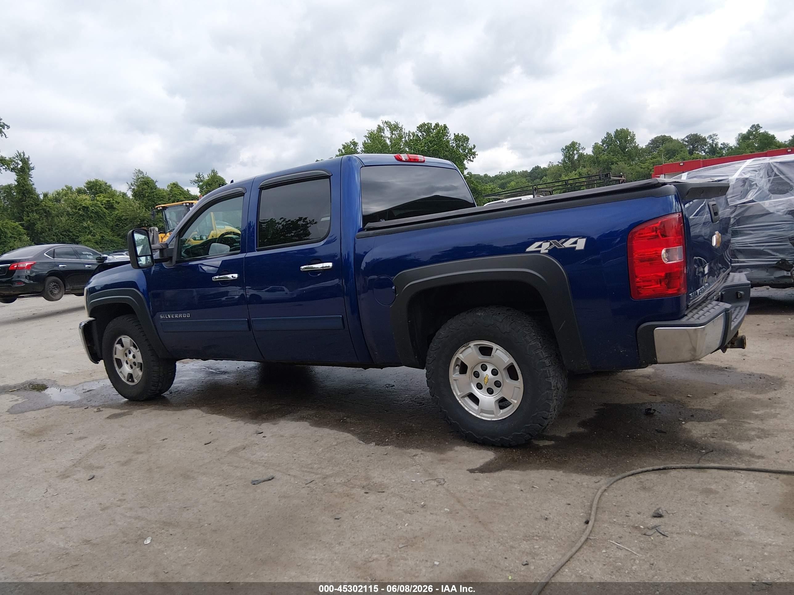2013 Chevrolet Silverado 1500 Lt Blue vin: 3GCPKSE78DG121970