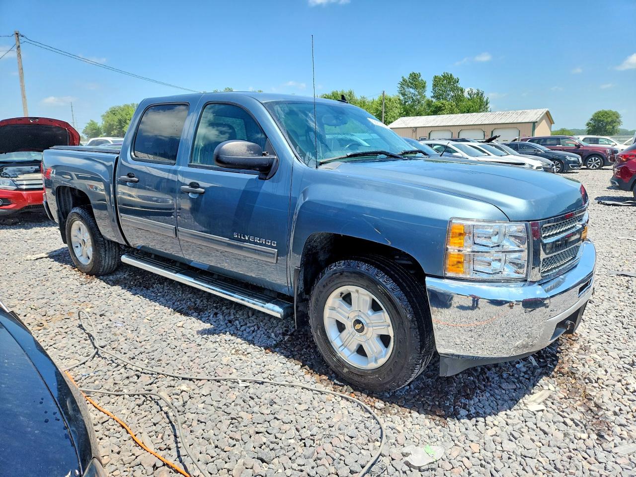 2013 Chevrolet Silverado K1500 Lt Blue vin: 3GCPKSE78DG123945