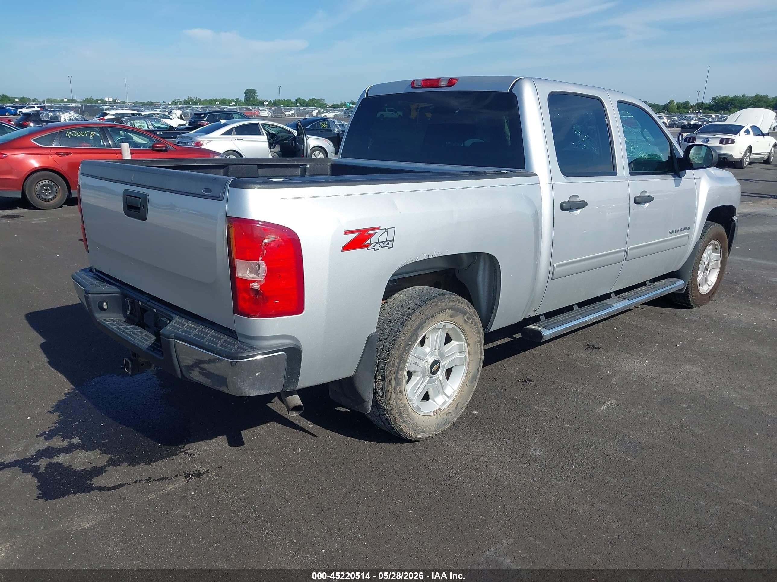 2013 Chevrolet Silverado 1500 Lt Silver vin: 3GCPKSE78DG171994