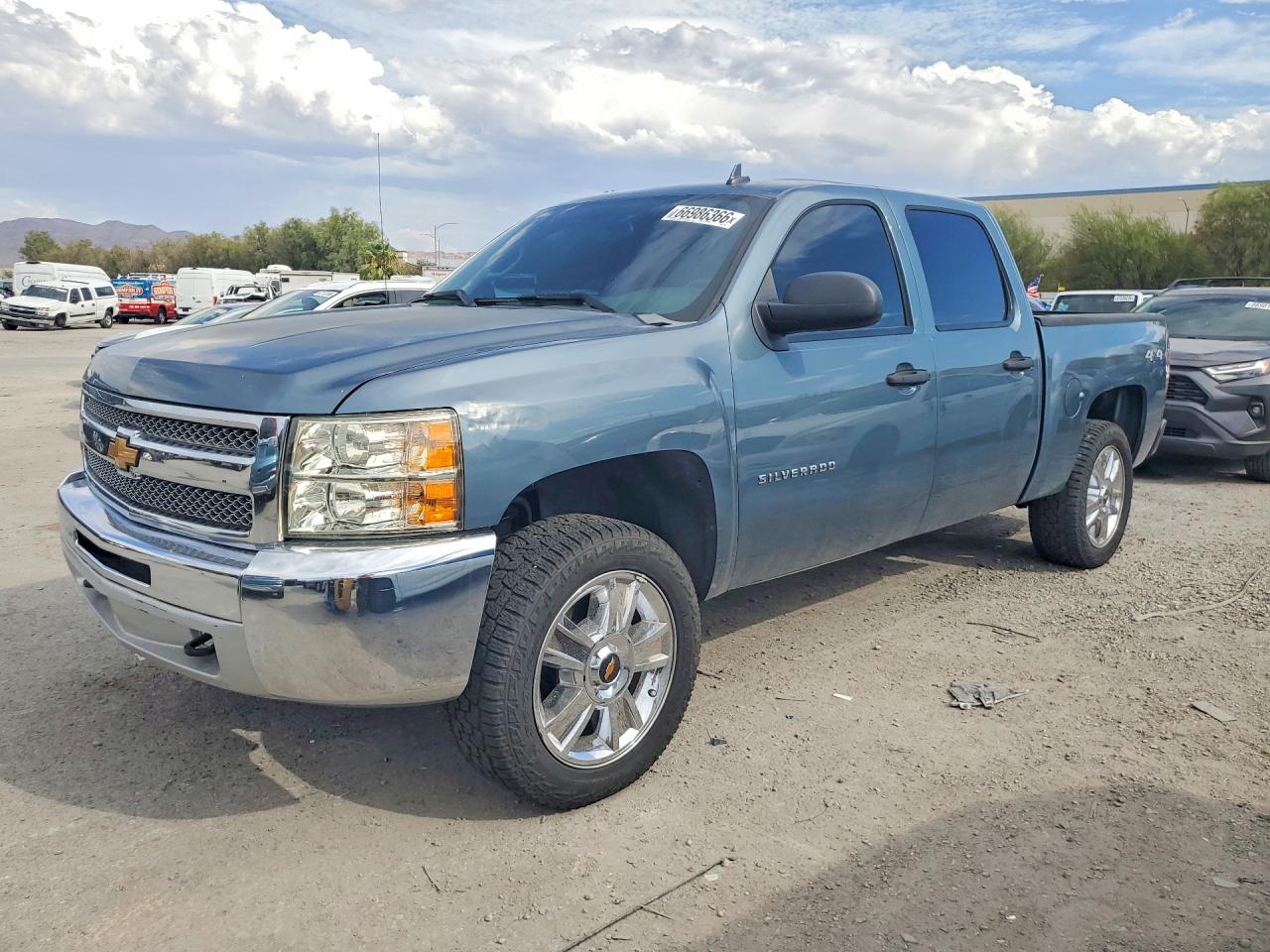 2013 Chevrolet Silverado K1500 Lt Blue vin: 3GCPKSE78DG172997