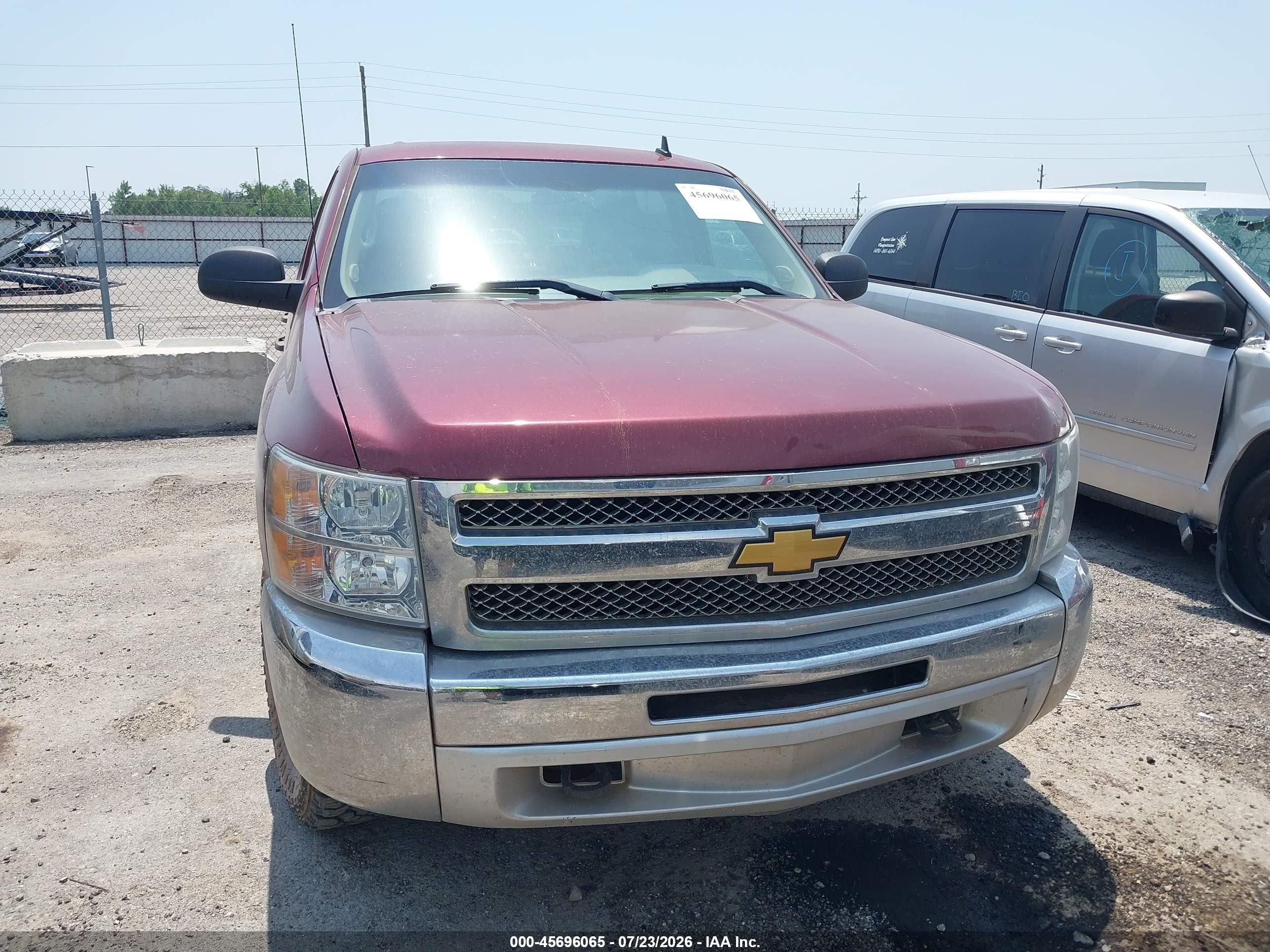 2013 Chevrolet Silverado 1500 Lt Maroon vin: 3GCPKSE78DG181876
