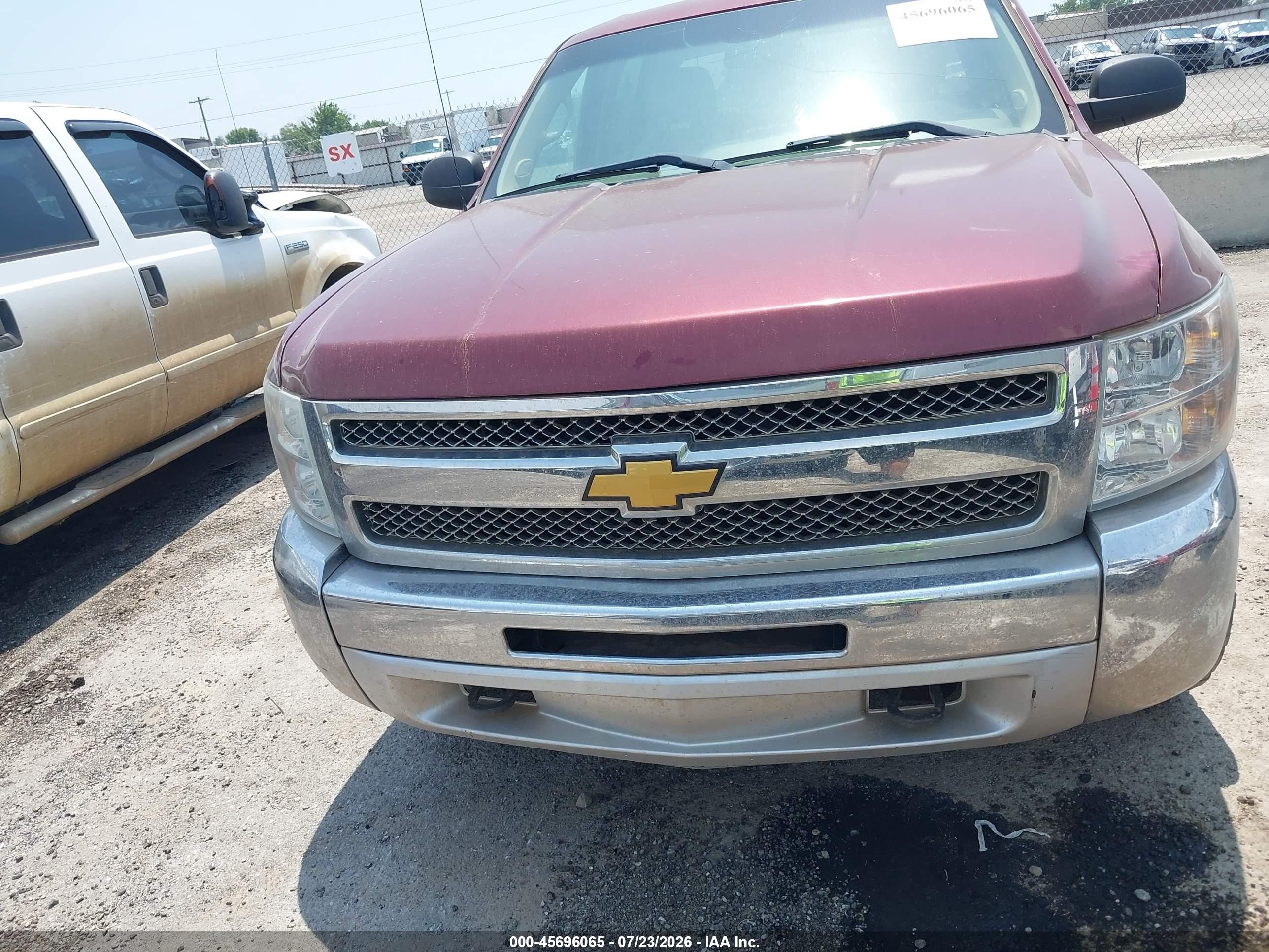 2013 Chevrolet Silverado 1500 Lt Maroon vin: 3GCPKSE78DG181876